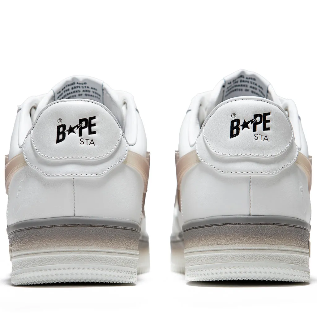 A Bathing Ape Bape Sta #5 M1 - White Quick Dry Liner Balanced Walk