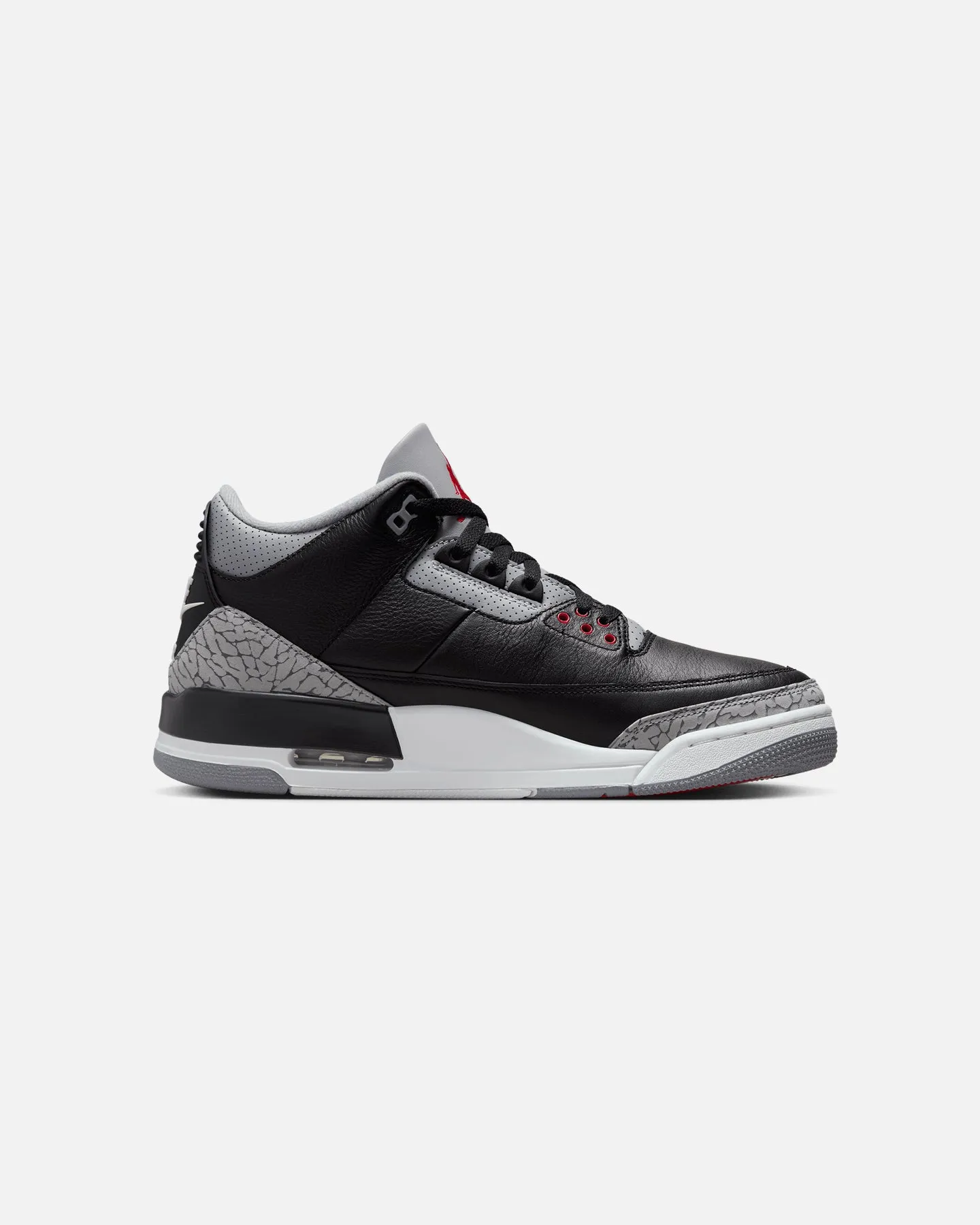 Jordan Air Jordan 3 Retro "Black Cement" Black/Fire-Red warm glow