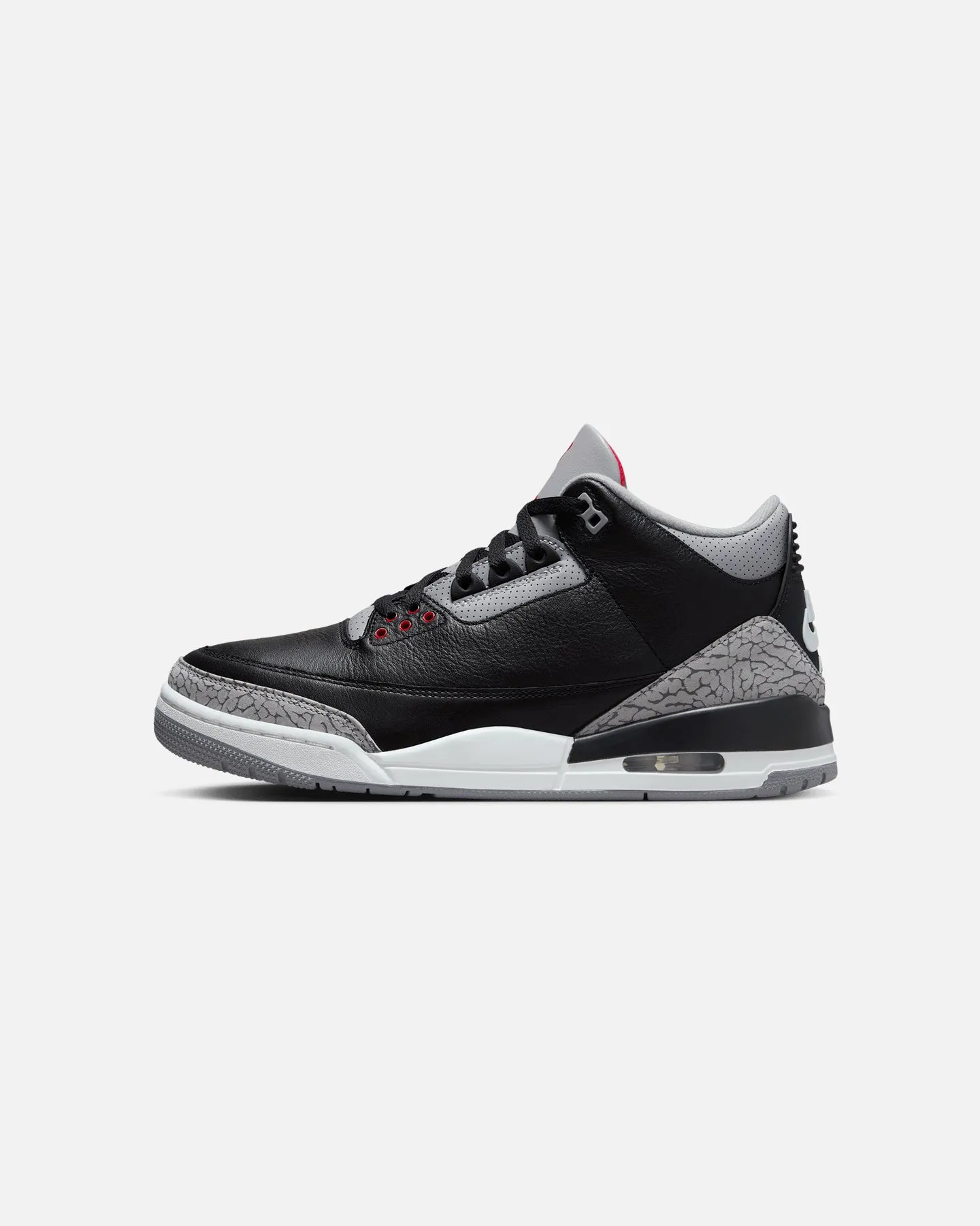 Jordan Air Jordan 3 Retro "Black Cement" Black/Fire-Red Strong Step