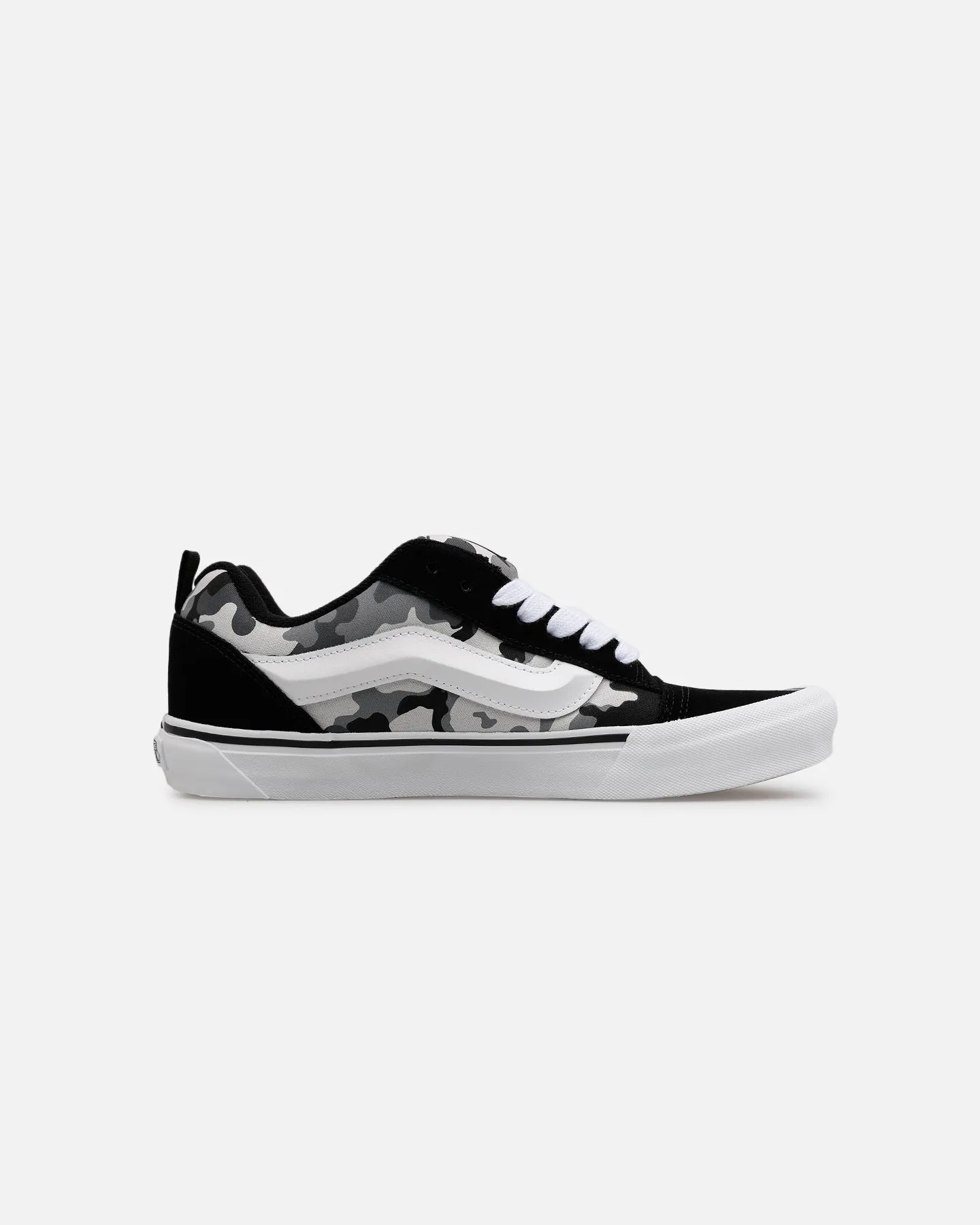 Fast Track Adjustable Vans Knu Skool 'Camo' Black/White