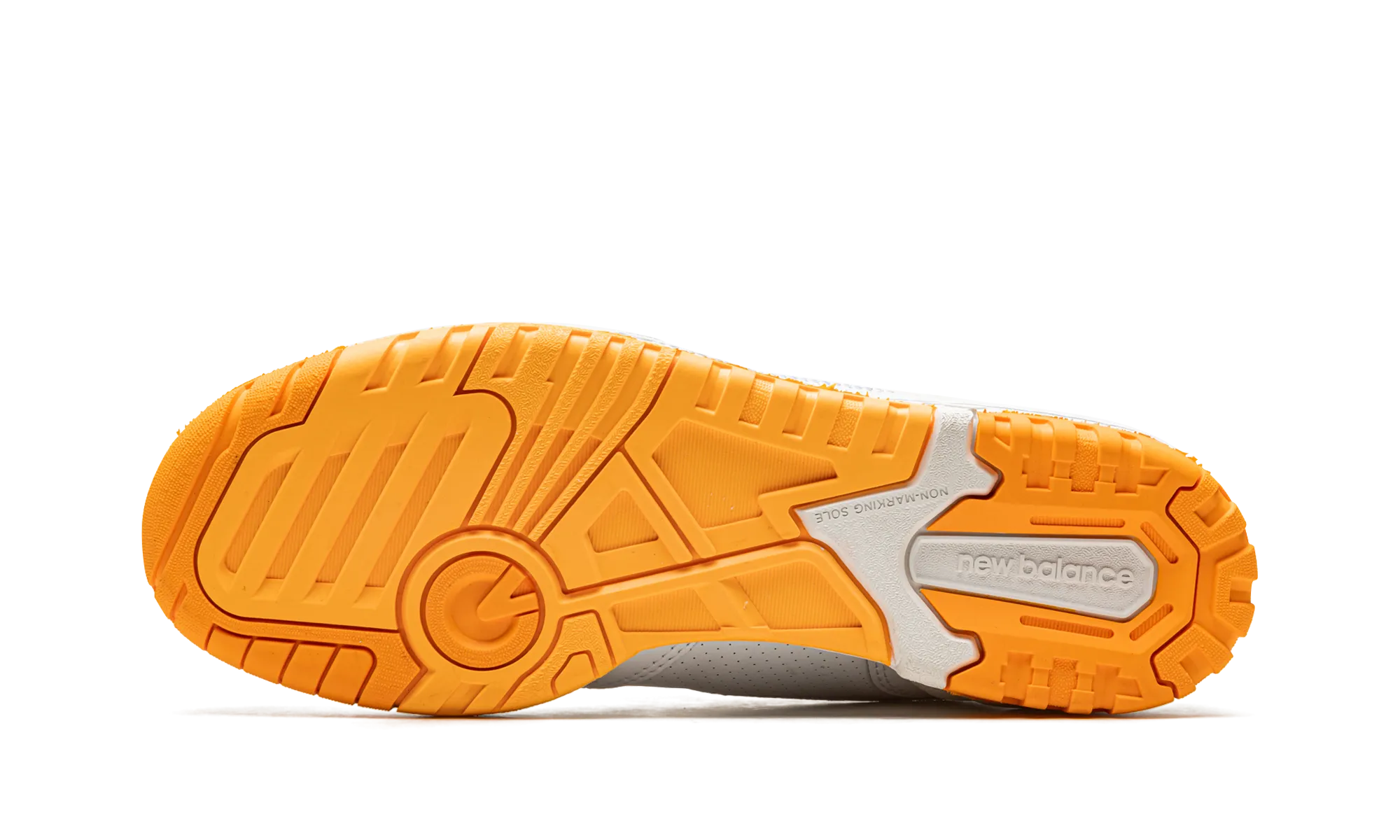 550 "Lakers Pack- Vibrant Orange" arch - support shoe details