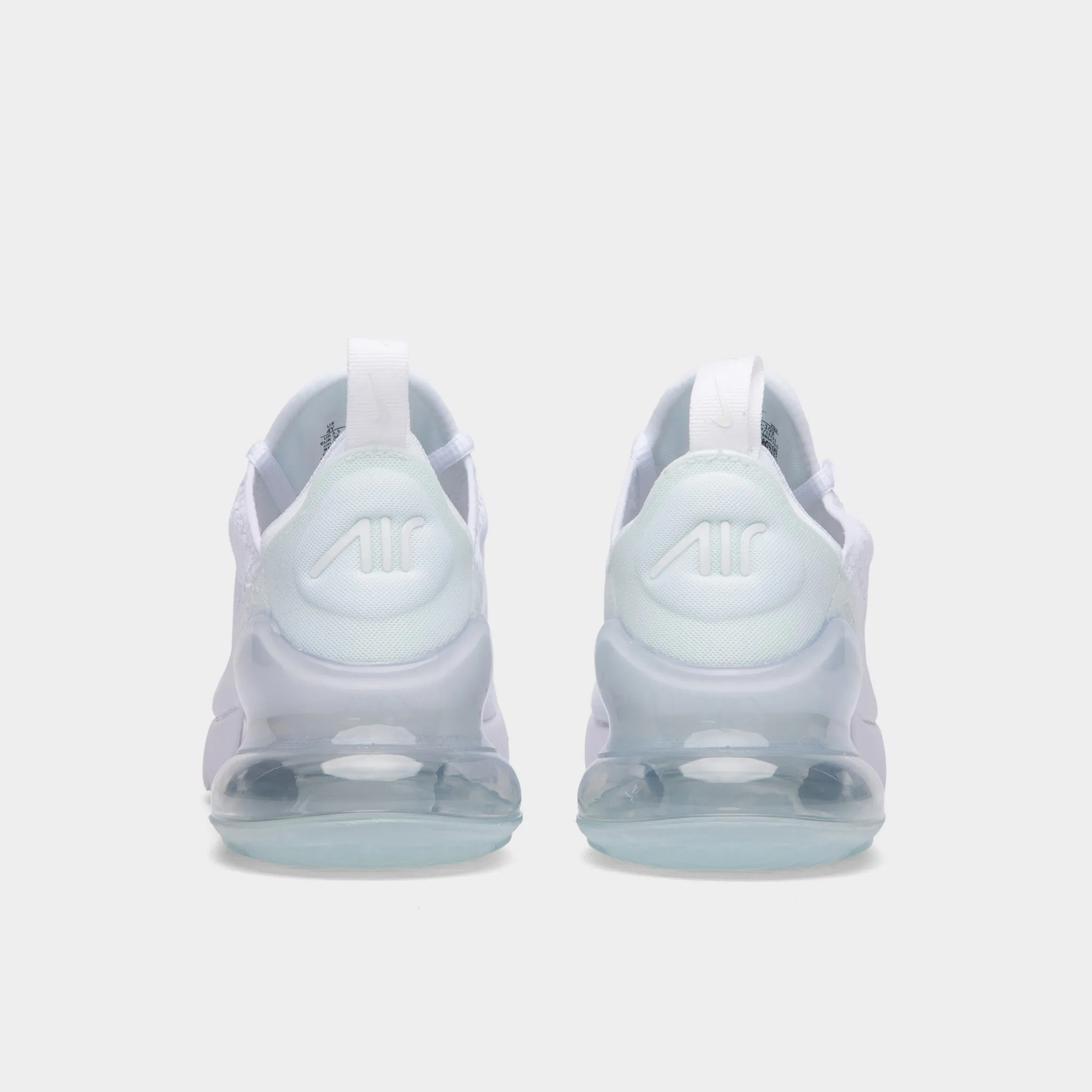 Weightless Wear Timeless Accent Nike Air Max 270 GS White / White - Metallic Silver