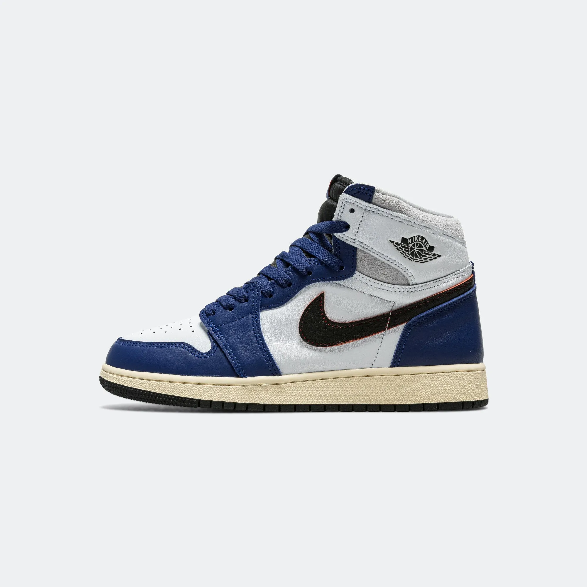 Enhanced Grip Pattern Padded chic Air Jordan 1 High OG RMSTD (GS) - White/Black-Neutral Grey
