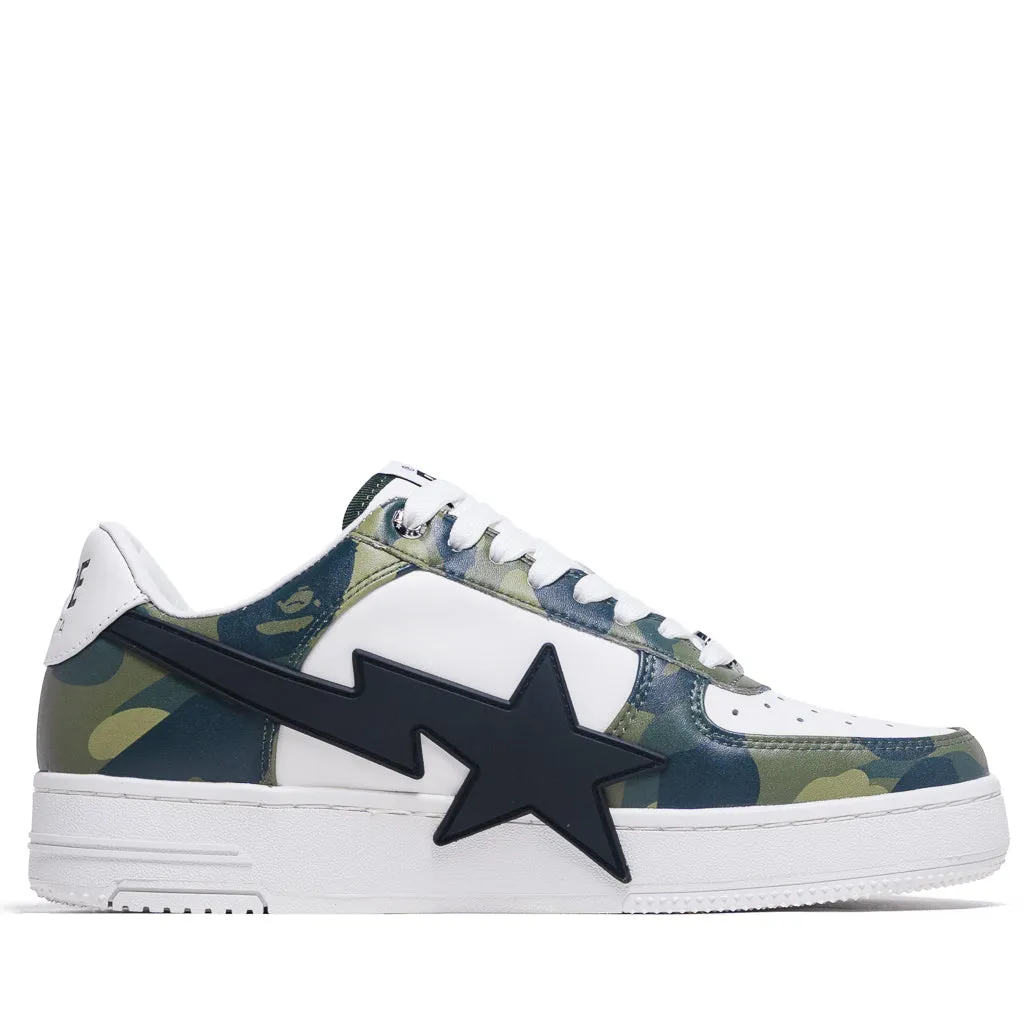 A Bathing Ape Bape Sta OS #1 M1 - Green Footwear Tech Precision Stitching
