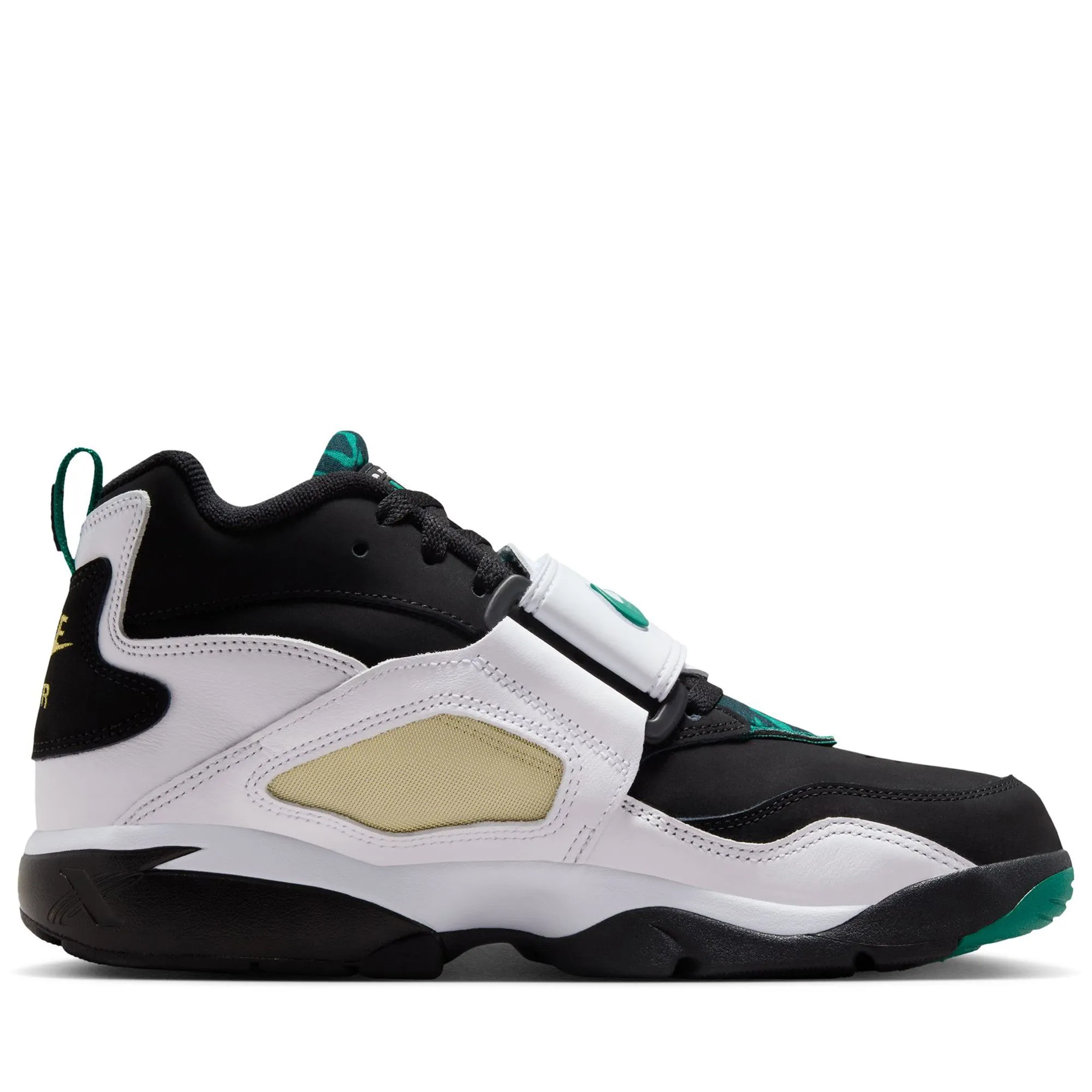 Durable Eyelets Ergonomic form Nike Air Diamond Turf 93 - Black/Mystic Green