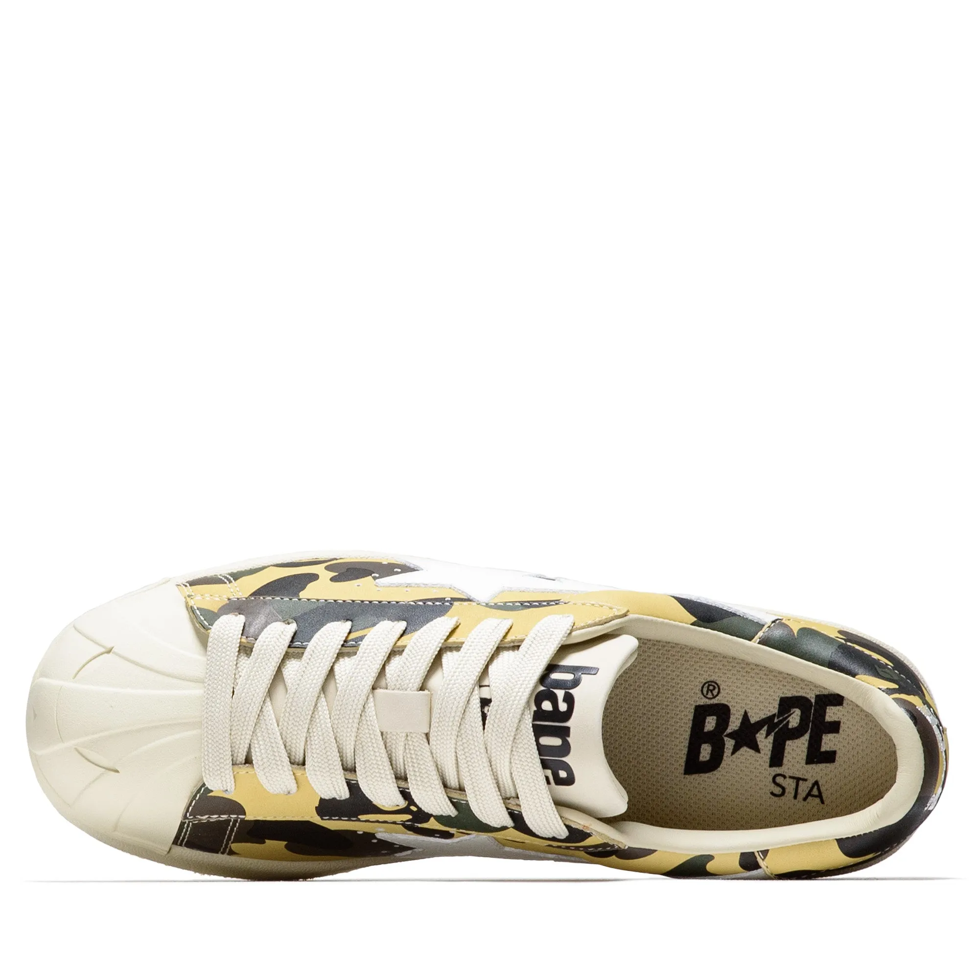 Bape Skull Sta M1 - Camo/Yellow Micro Perforated Vamp