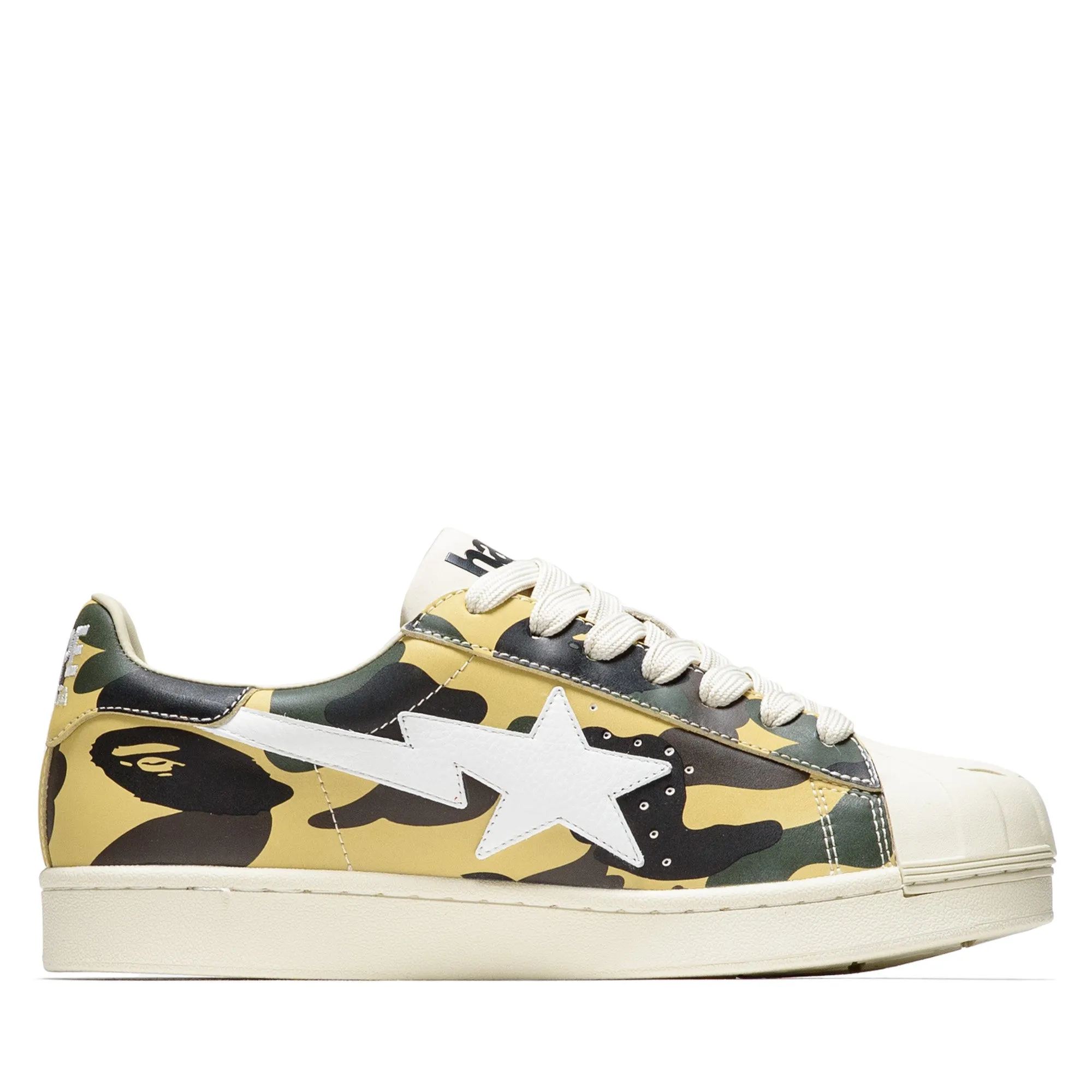 Bape Skull Sta M1 - Camo/Yellow Street Vibe Sneaker Discounts