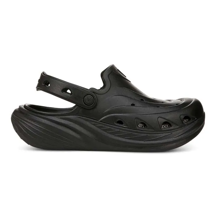 Womens Vionic Wave RX in Black Slide Step Active Feet