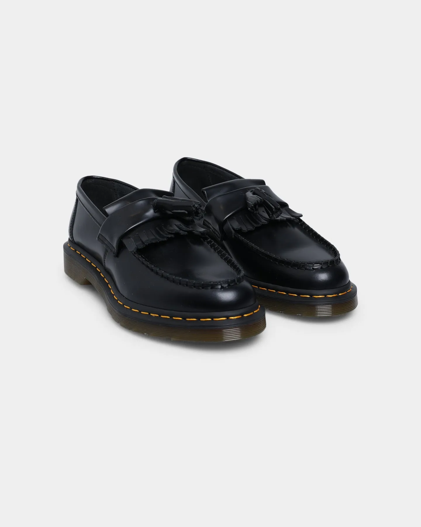 Dr. Martens Adrian Tassel Loafer Black Smooth Runway Glow