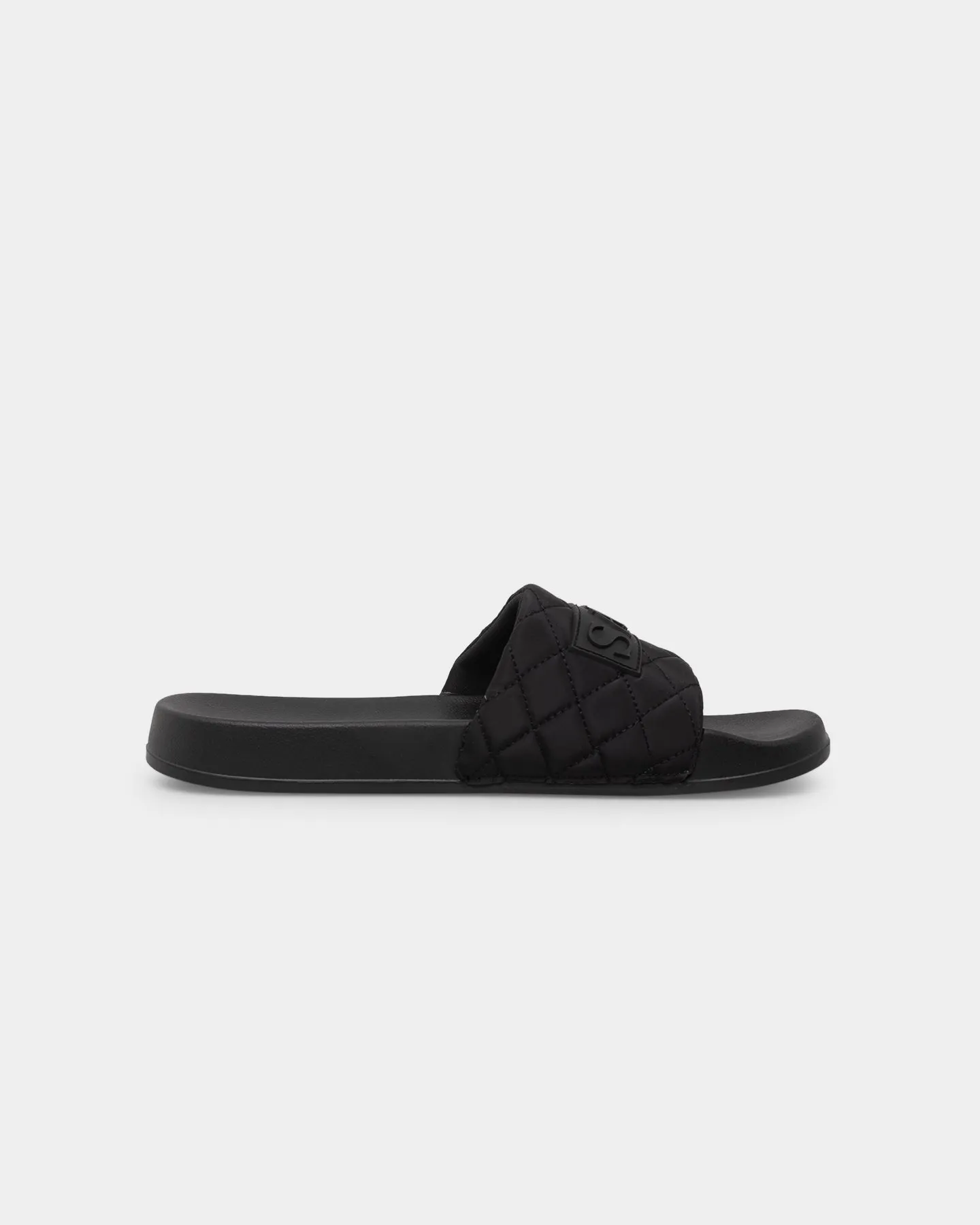 Hot Day Saint Morta Meteor Quilted Slide Black