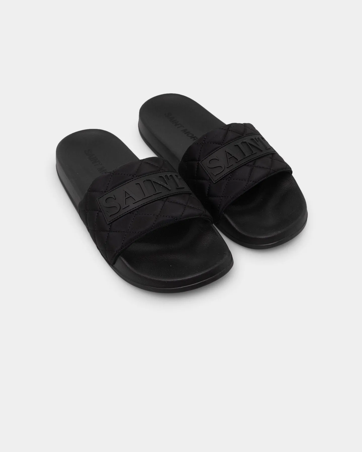 Agile Fit Saint Morta Meteor Quilted Slide Black
