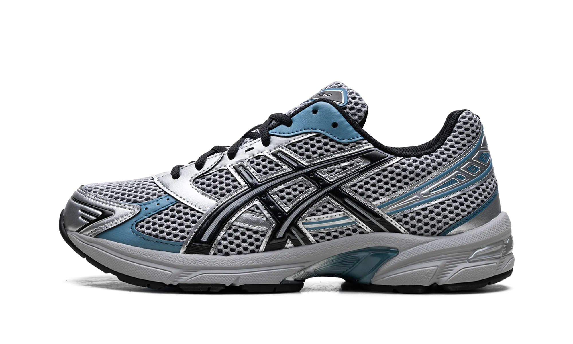 Gel-1130 "Black Blue Silver" synthetic - upper - durability shoes rubber running option