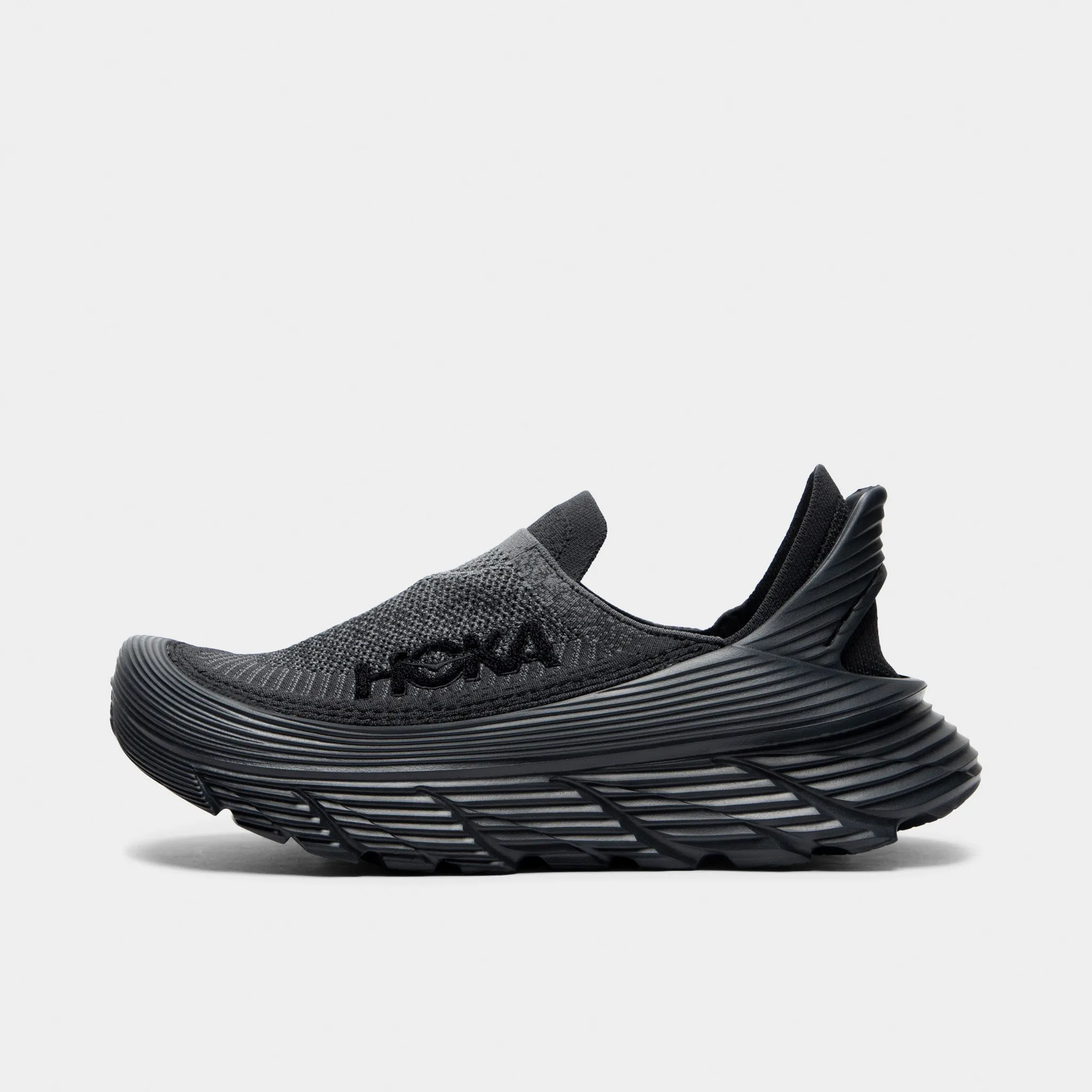 Hoka Restore TC Black / Black Breathe Flow All terrain
