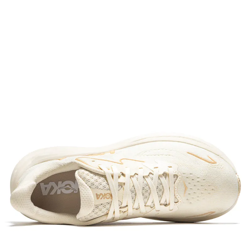 Women's Hoka Clifton 10 - Vanilla/Birch Casual flexibility Anti Friction Collar