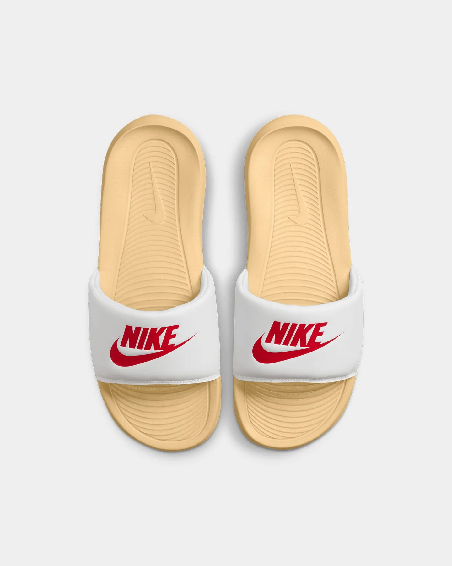 Heart Glow Airy Design Nike Victori One Slide Summit White/University Red-Sesame