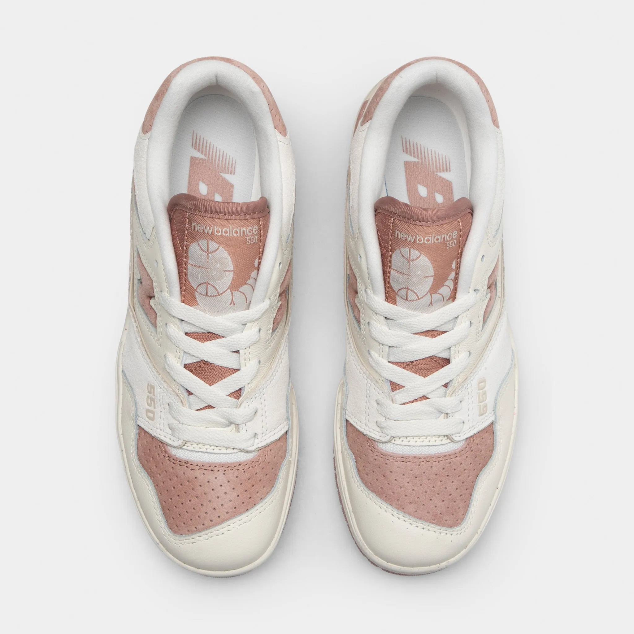 New Balance Women's 550 Sea Salt / Landslide Leather Touch Dust Free
