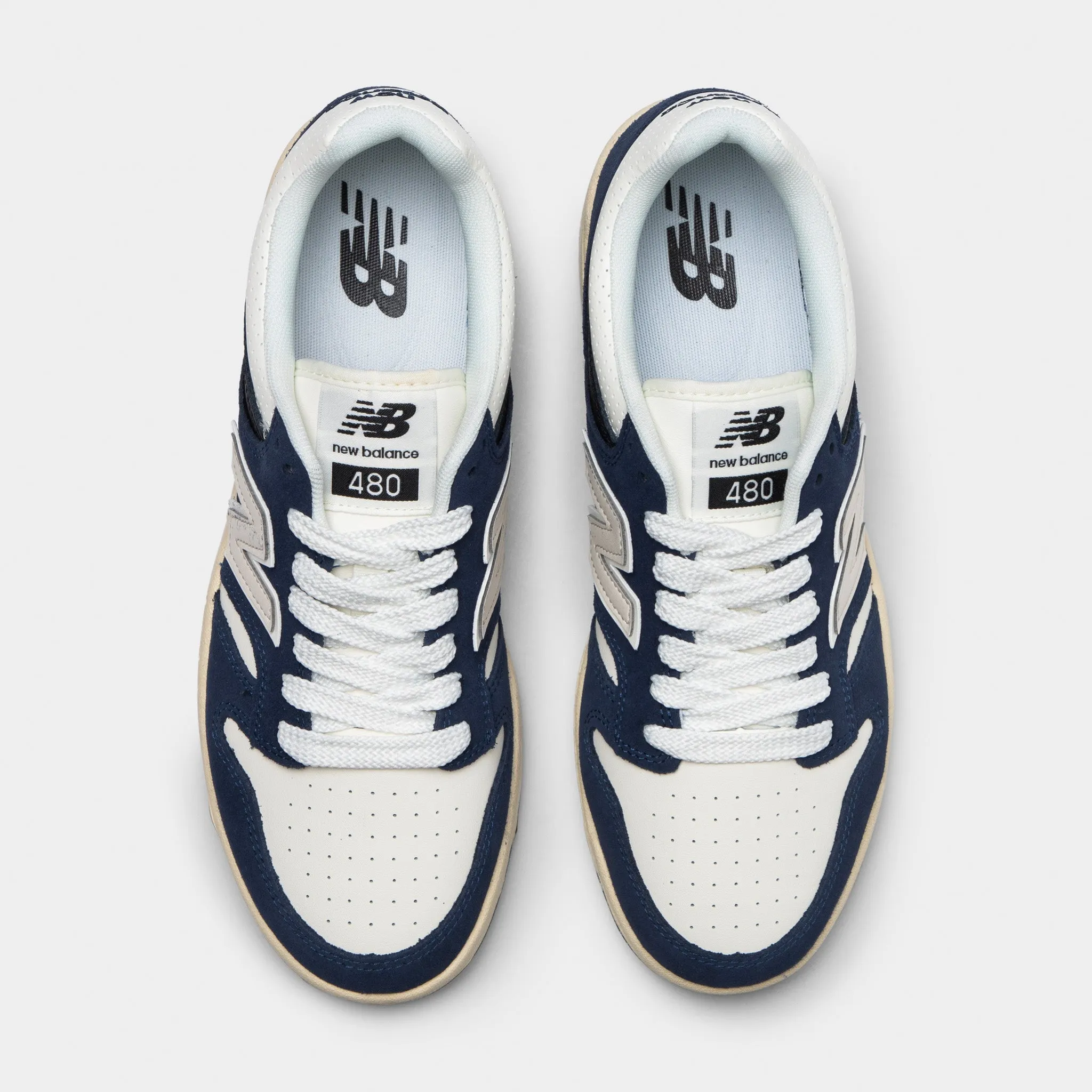 Soft Land City Pace New Balance 480 Navy / Sea Salt