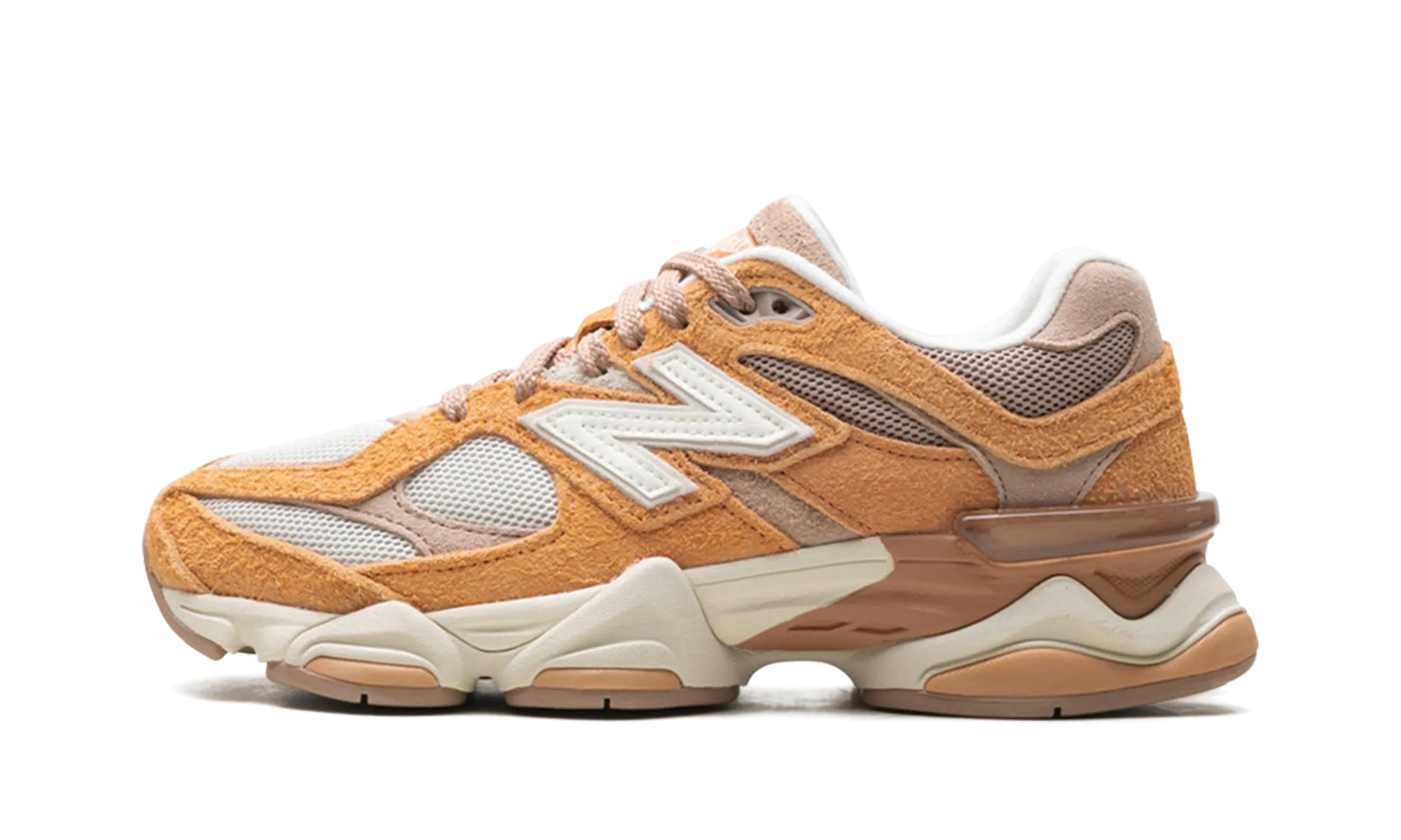 9060 "Flat Taupe Copper" running with a maximalist style synthetic - upper - durability - strength shoes