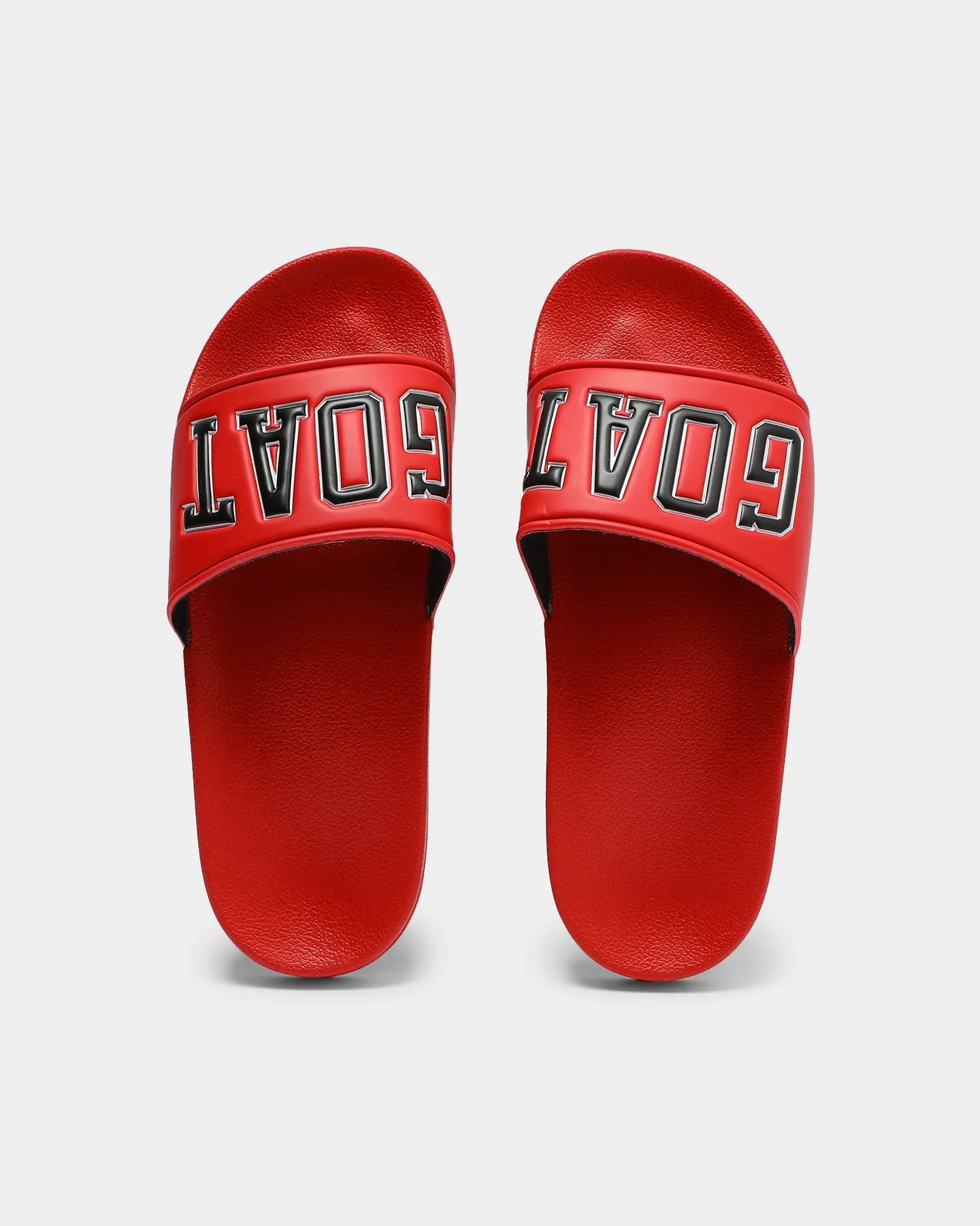 Goat Crew Arch Logo Slide Red/Black Ergonomic Design