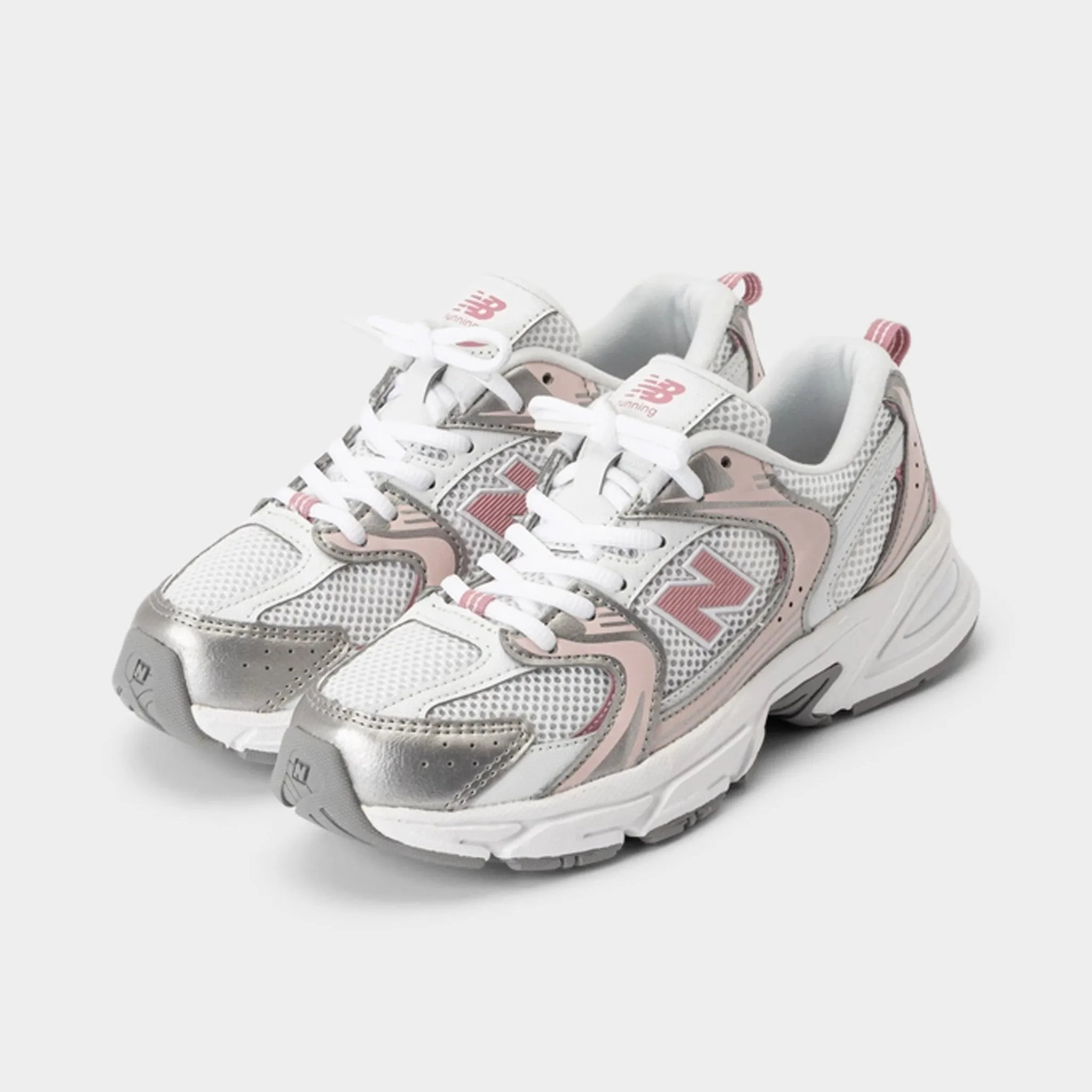 New Balance Juniors' 530 Reflection / Pink Taffy Midsole Support Zip Free