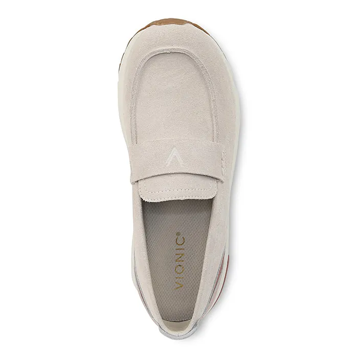 Womens Vionic 23Walk Loafer in Cream/Cameo Rose Feet Support