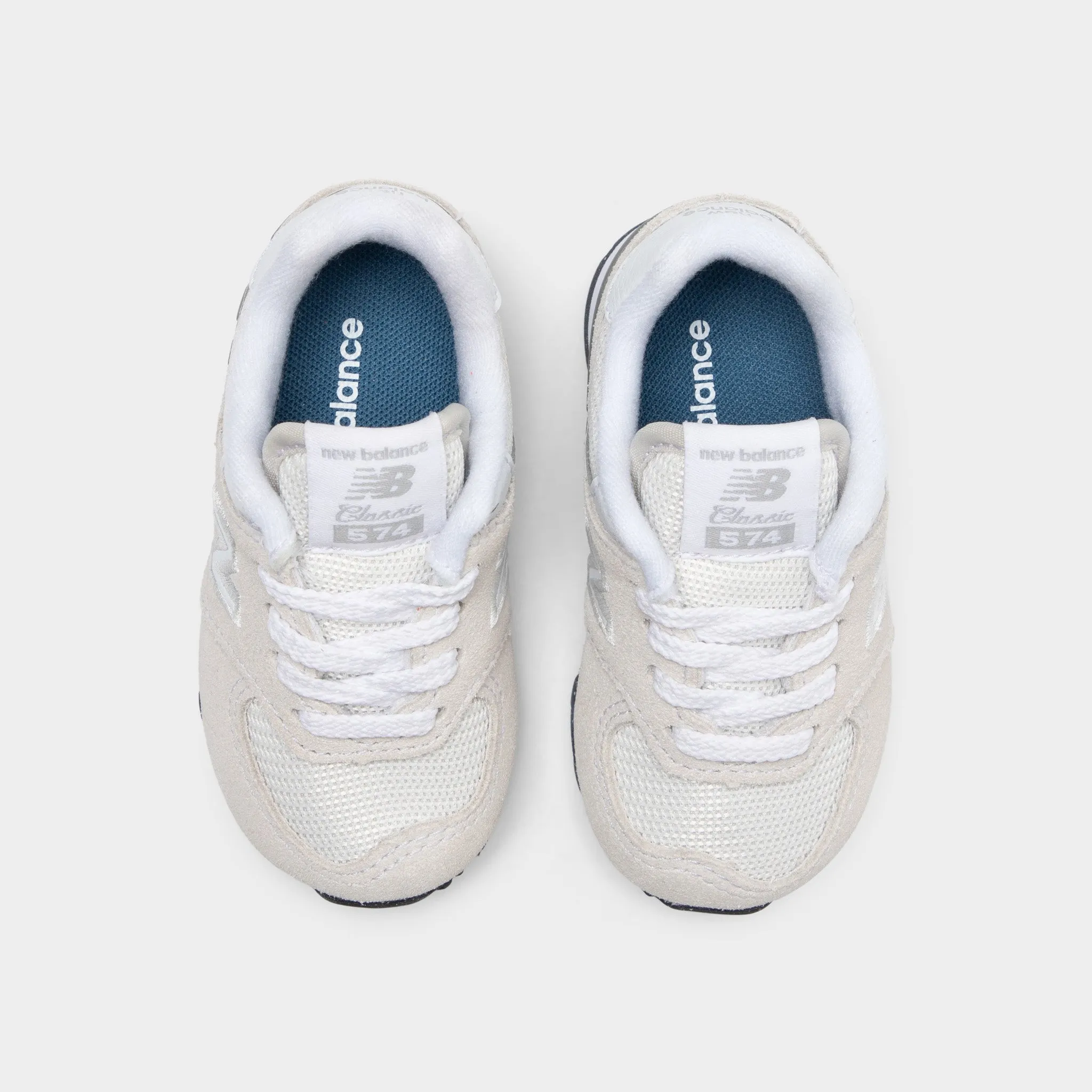 Sport Move evening walk New Balance Infants' 574 Light Grey / White