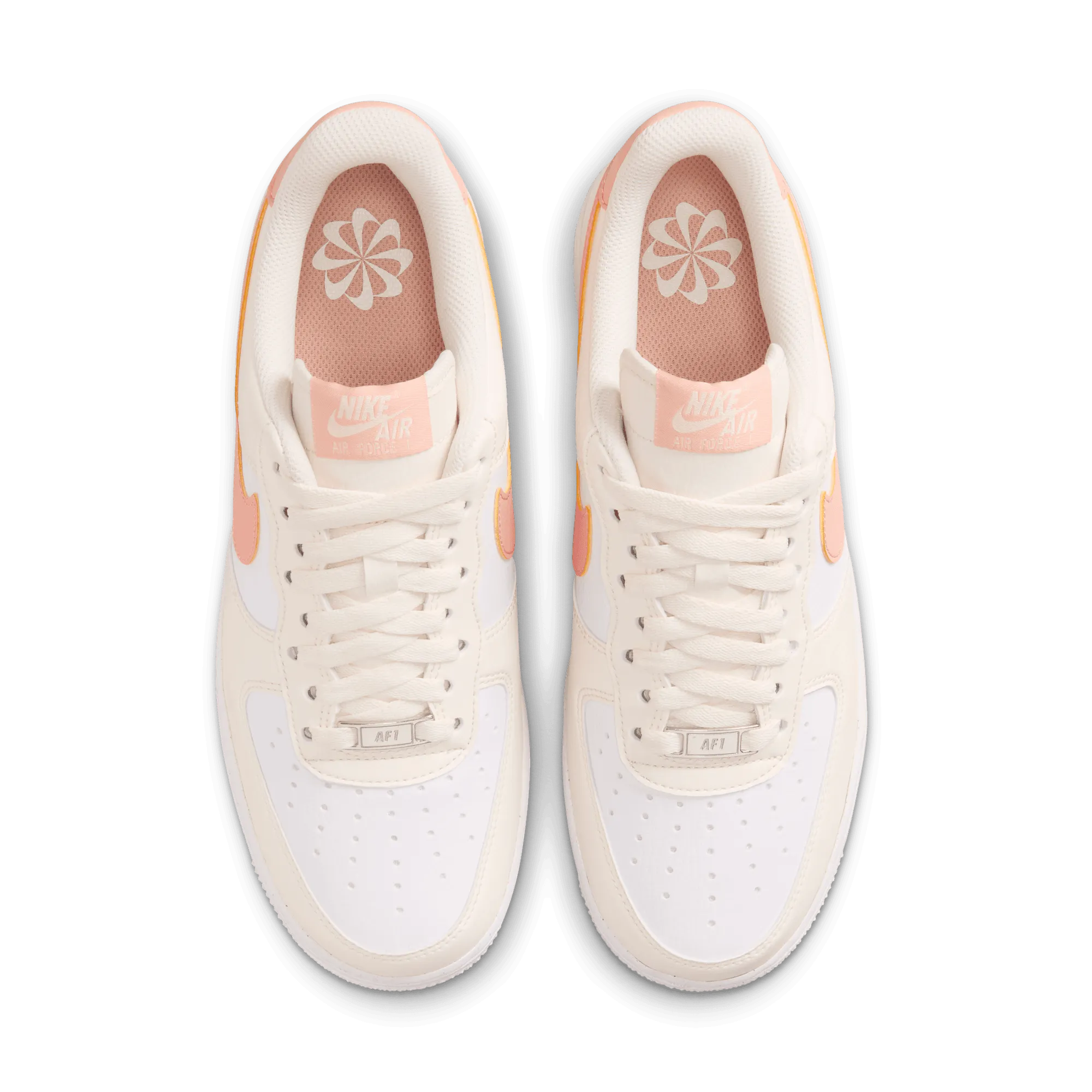 Wmns Air Force 1 '07 Next Nature 'Pale Ivory' Shock-absorbent cushioning buckle - up style