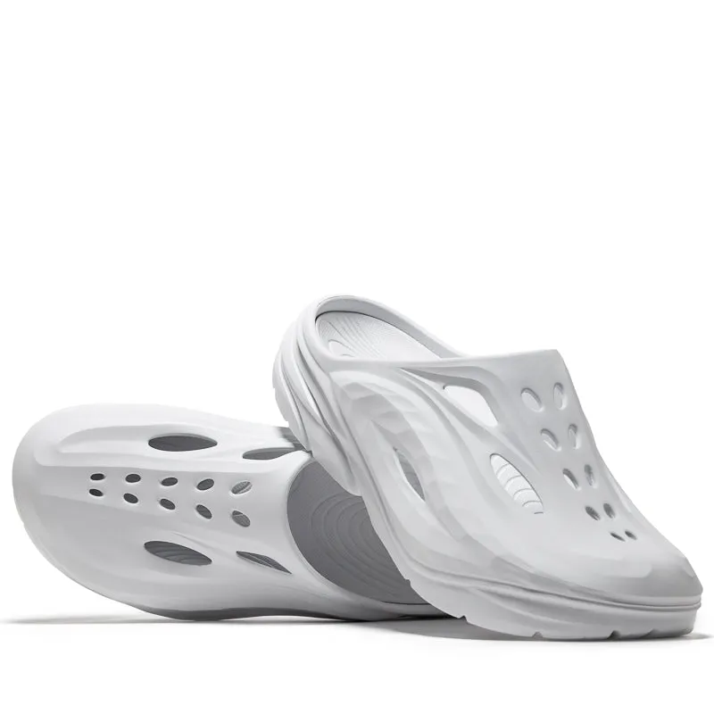 Hoka Ora Recovery Mule - White/White Open Form