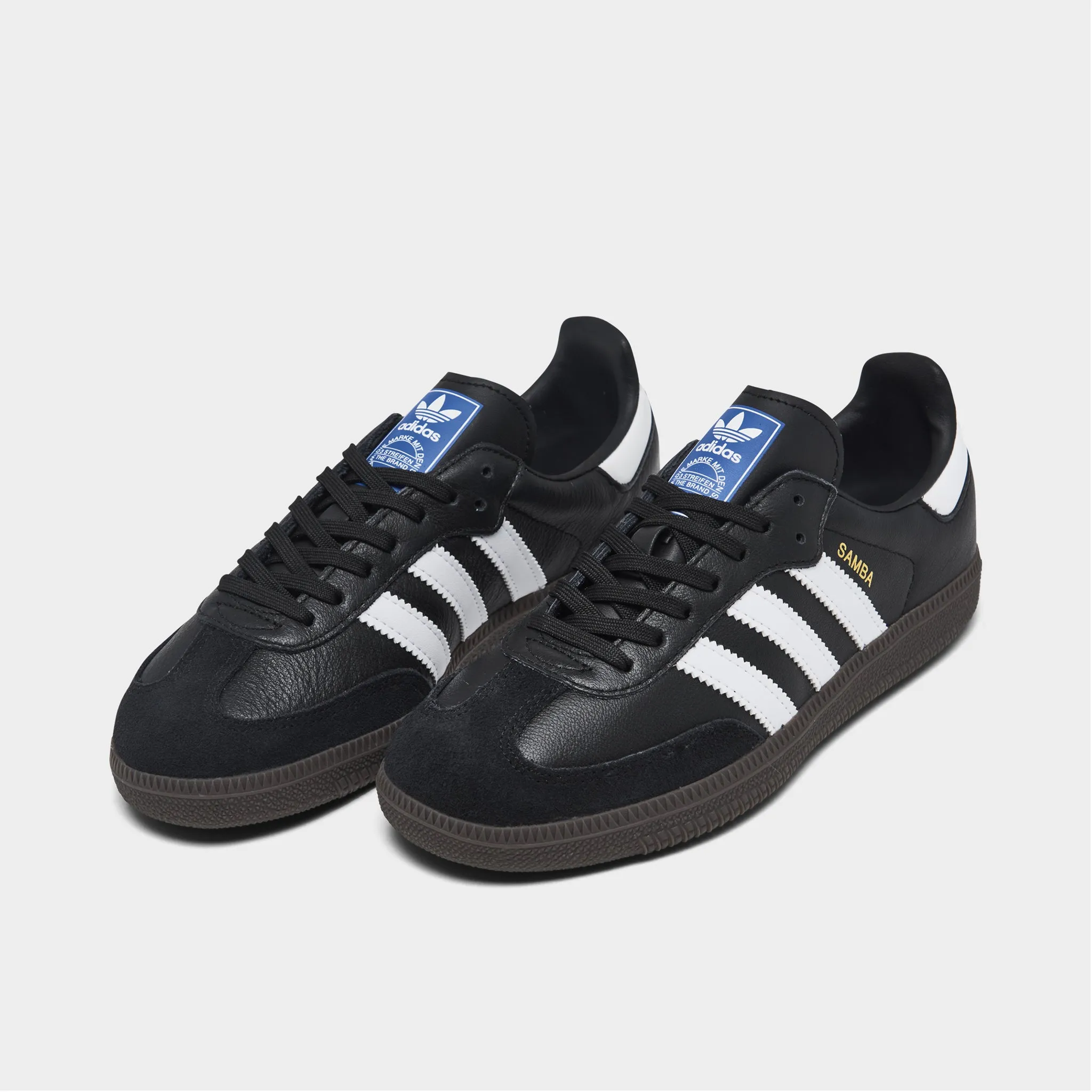 adidas Children's Samba OG Core Black / Footwear White - Gum Slip Safe Comfort Shank