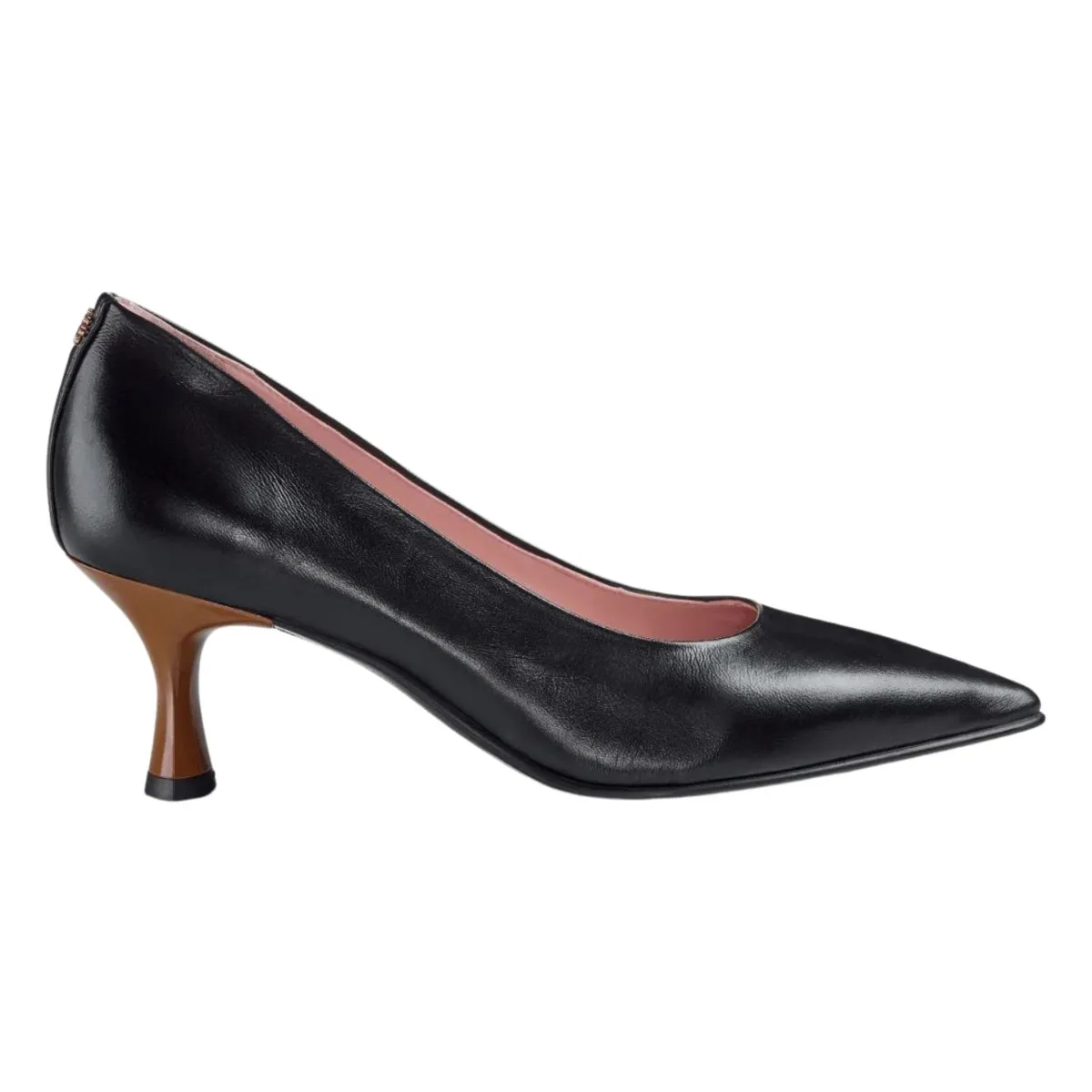 Ayelet By Naot Women's Margot Black Sheen Leather Stride Smooth