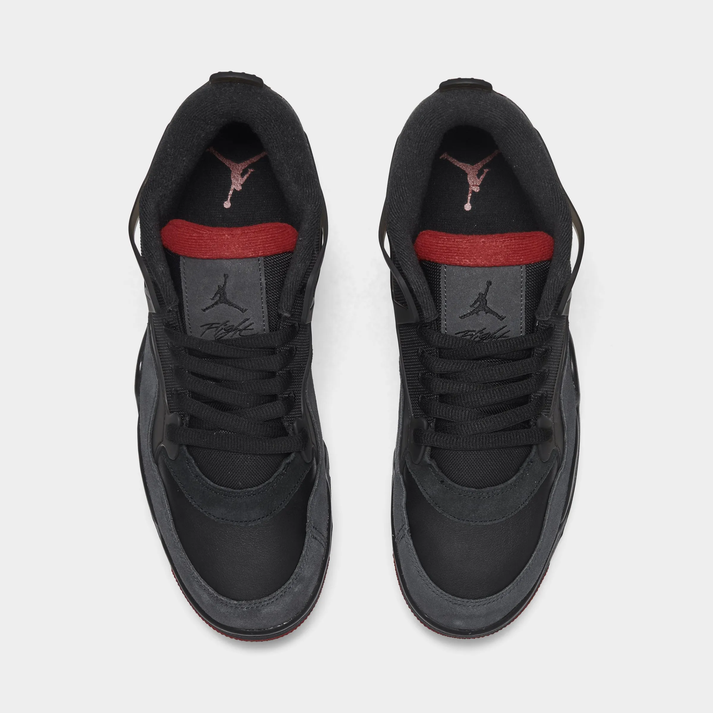Jordan 4 RM Black / Varsity Red - Anthracite Quick Life