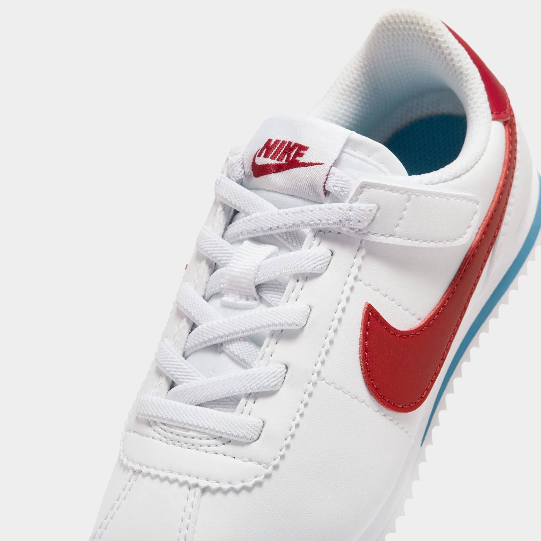 Nike Cortez EasyOn PS White / Varsity Red - Varsity Blue Chic Fit Breathable Lining