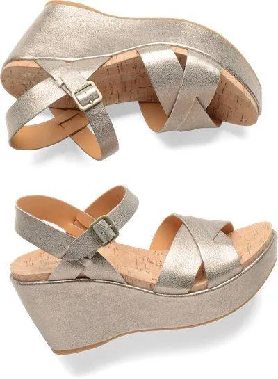 Bride Side Mid Heel Kork Ease Women's Ava 2.0 Gold Soft Gold