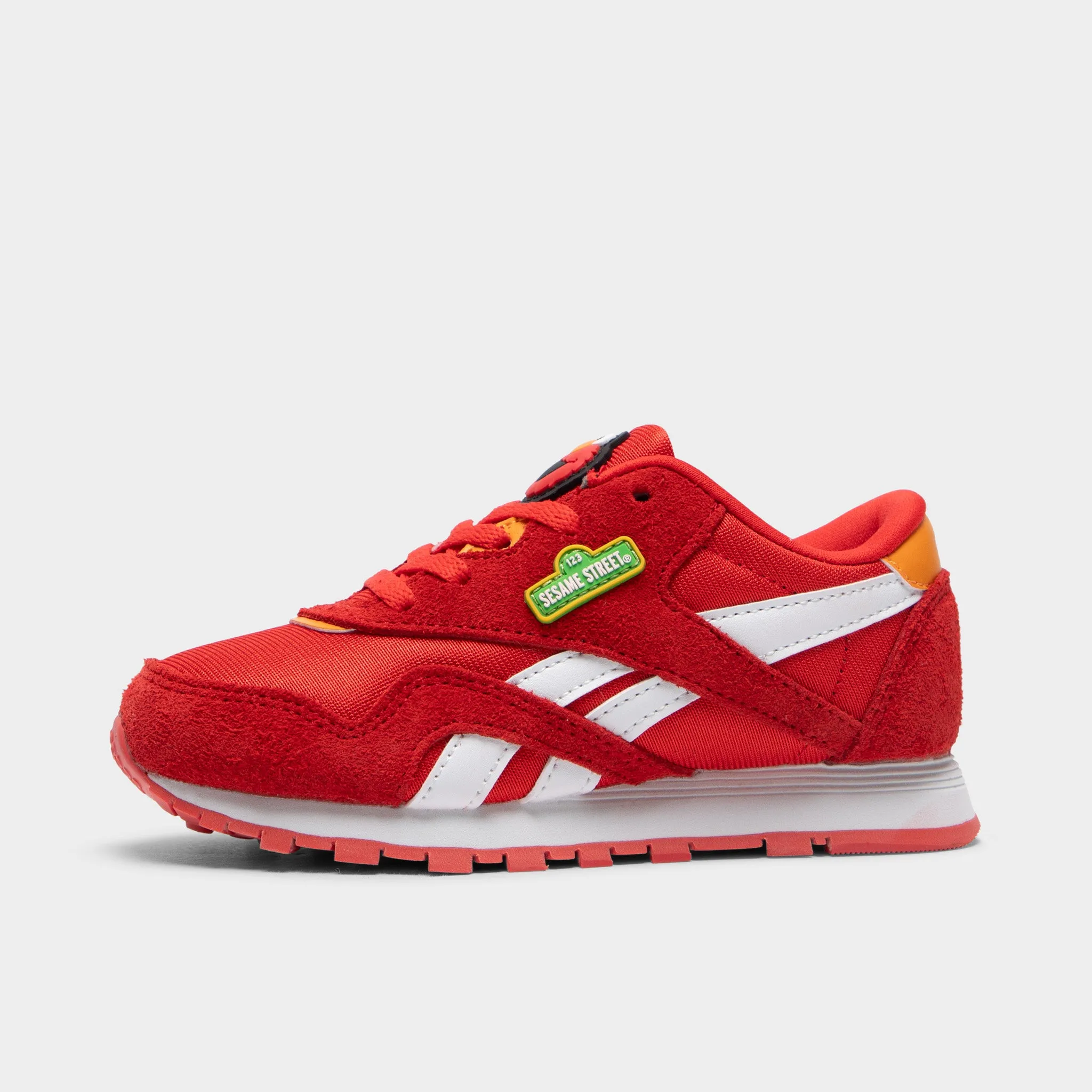 Reebok x Sesame Street Children's Classic Nylon Red / White - Orange Arch   Support