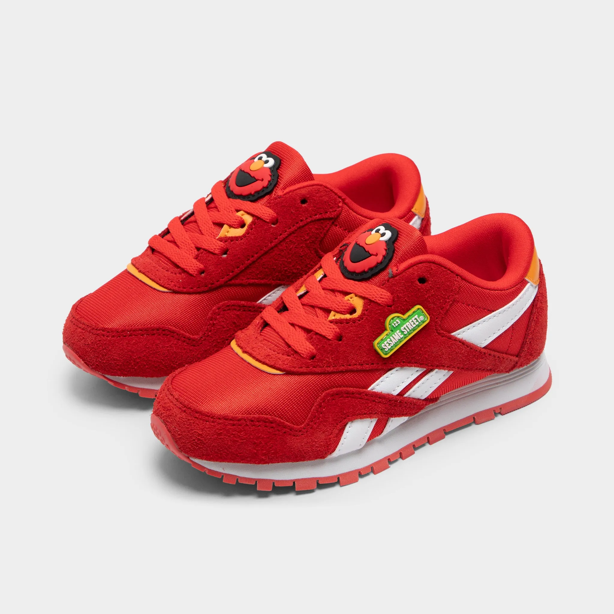 Beauty Walk Comfort Midsole Reebok x Sesame Street Children's Classic Nylon Red / White - Orange
