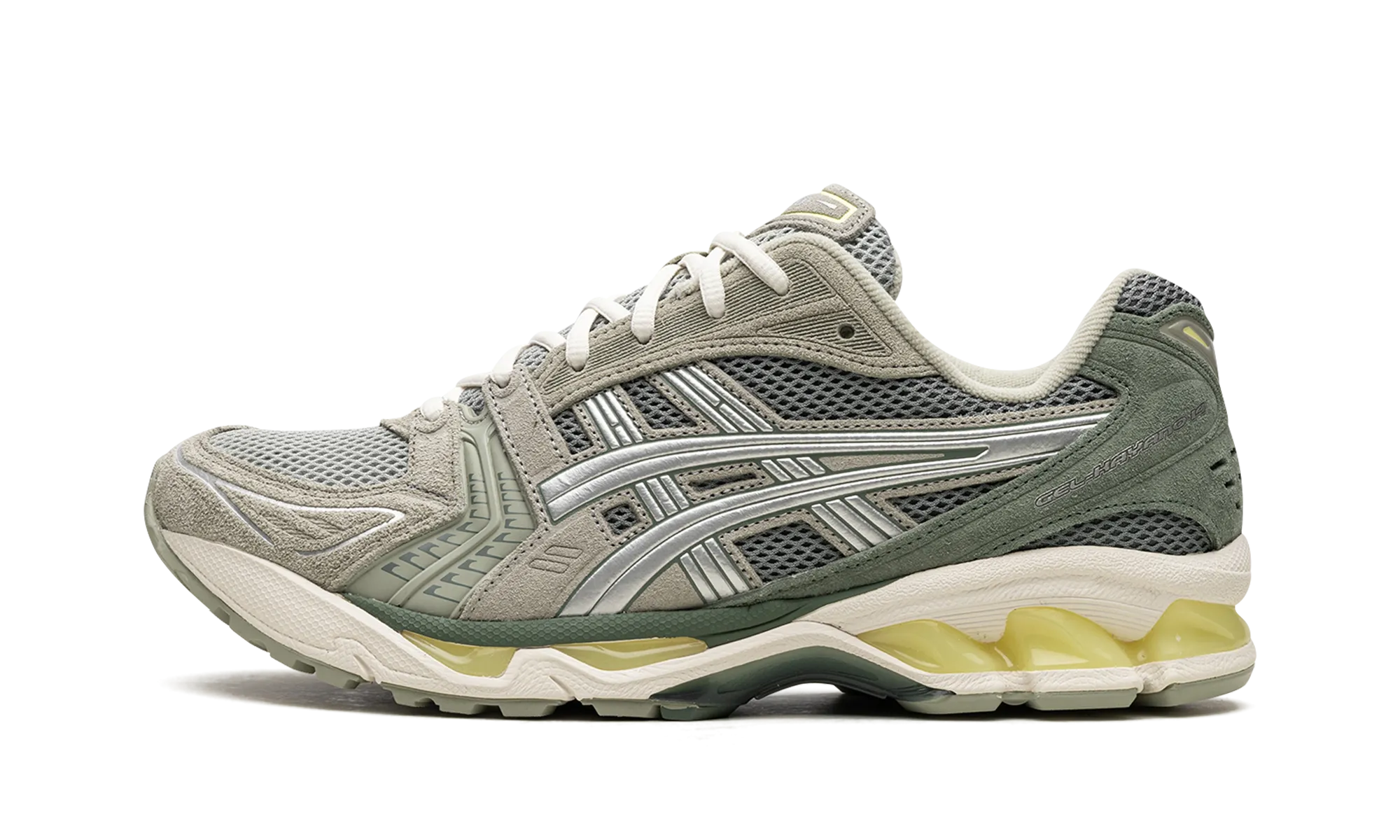 No Fuss GEL KAYANO 14 "Olive Grey Pure Silver"