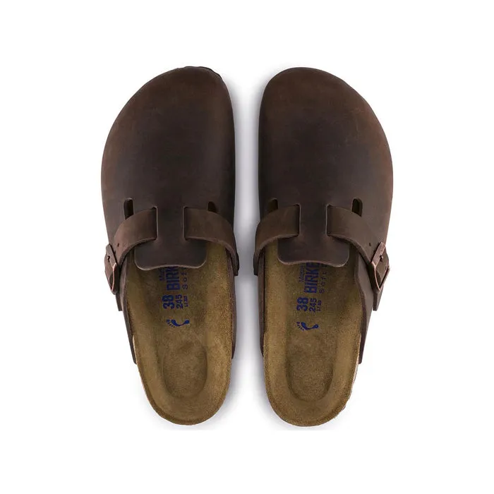 Elastic Cuff Womens Birkenstock Boston Soft Footbed Habana