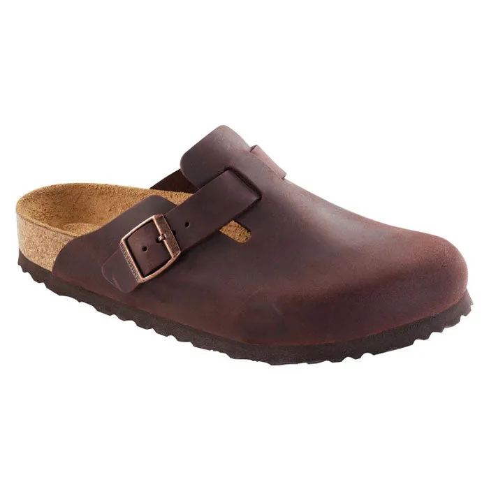 Womens Birkenstock Boston Soft Footbed Habana Long Lasting