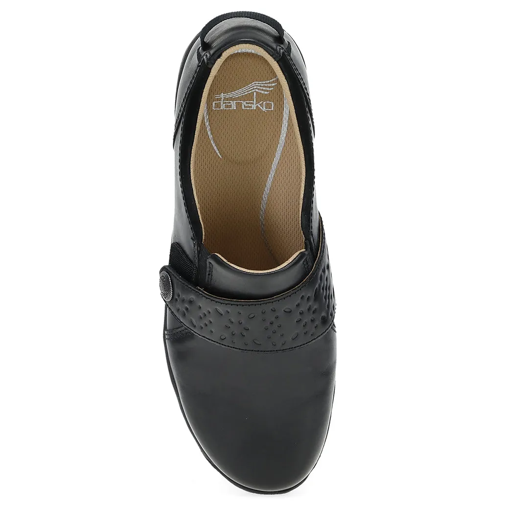 Velcro Design Foot Flex Womens Dansko Sallie Wide in Black