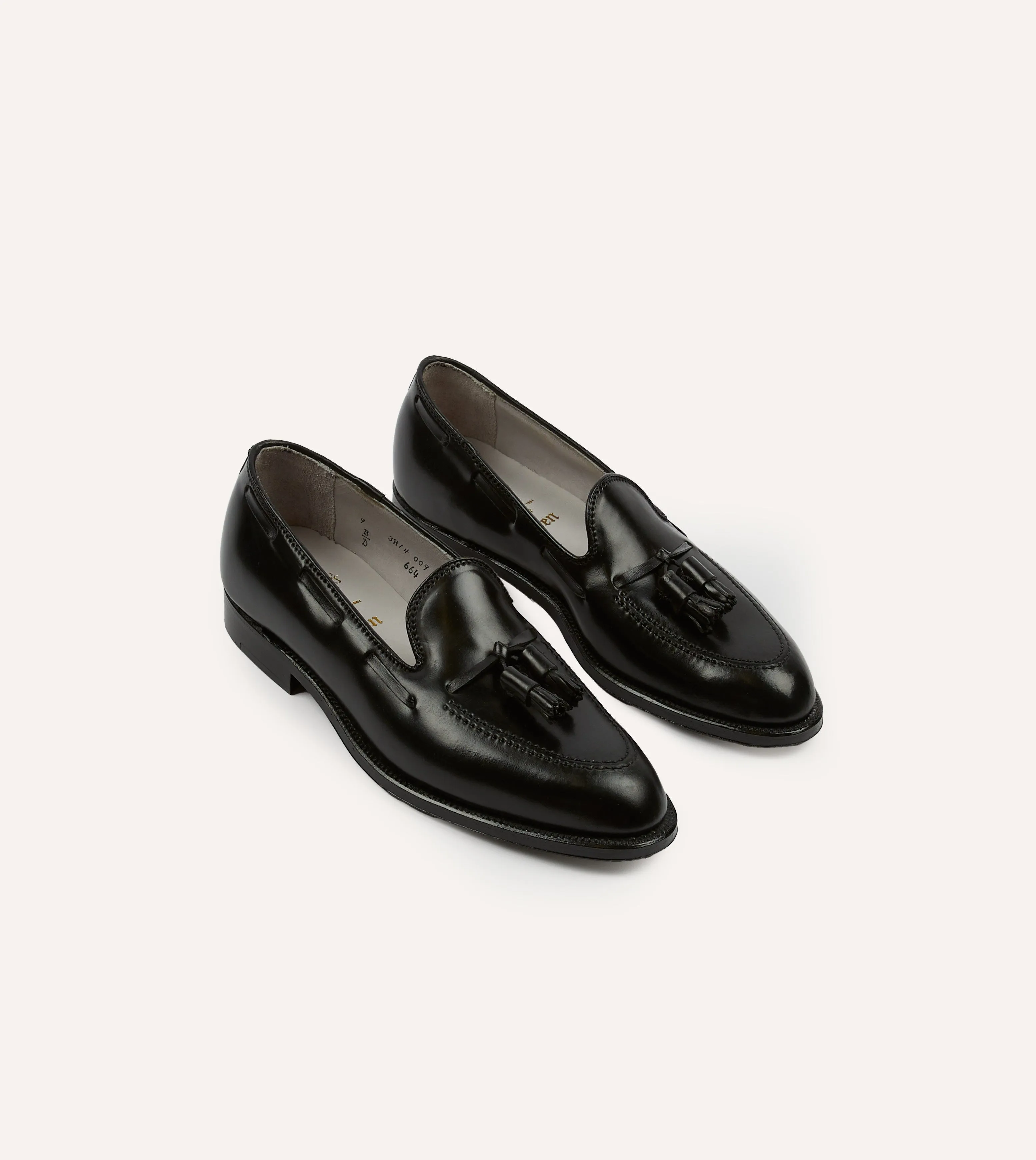 Japan Line Alden Black Cordovan Tassel Loafer