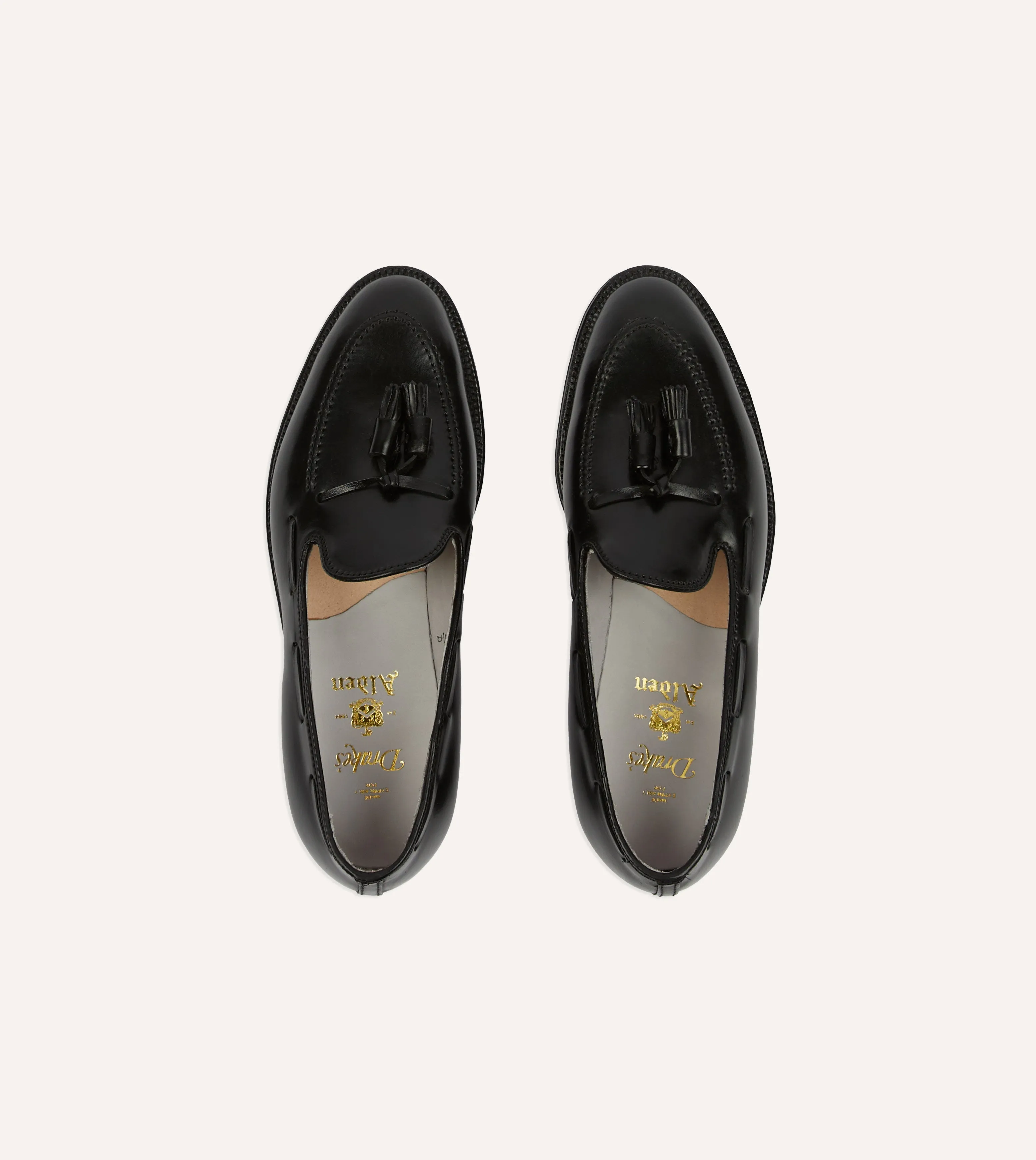 Safety Grip Arch Lift Alden Black Cordovan Tassel Loafer