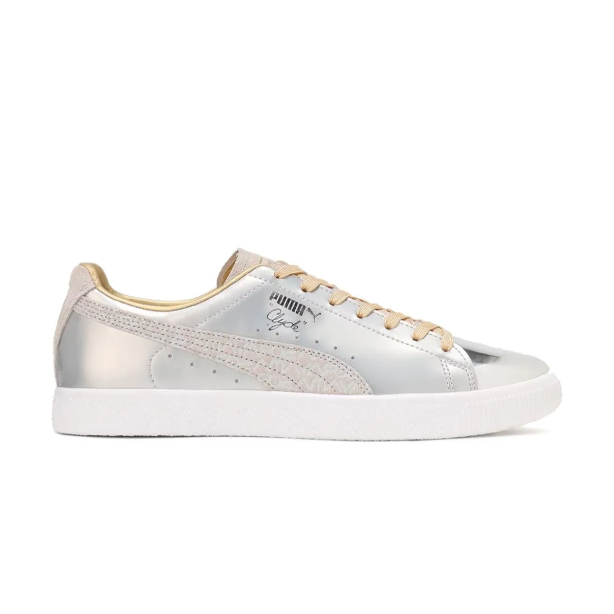 men's small most breathable   Sorayama Clyde 'Silver Gold'