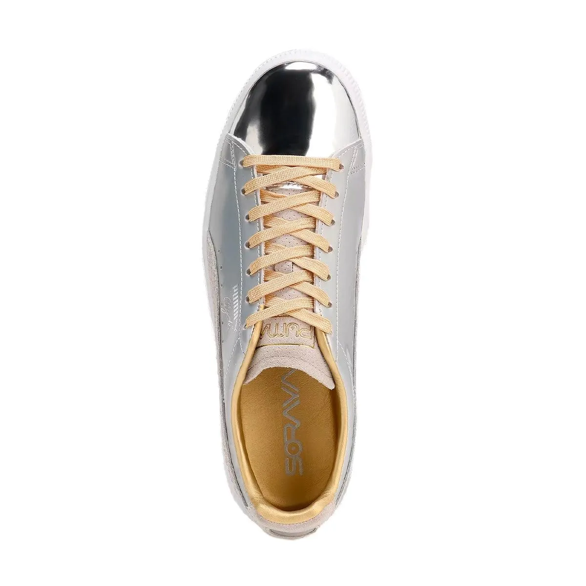teenagers' trends   Sorayama Clyde 'Silver Gold'