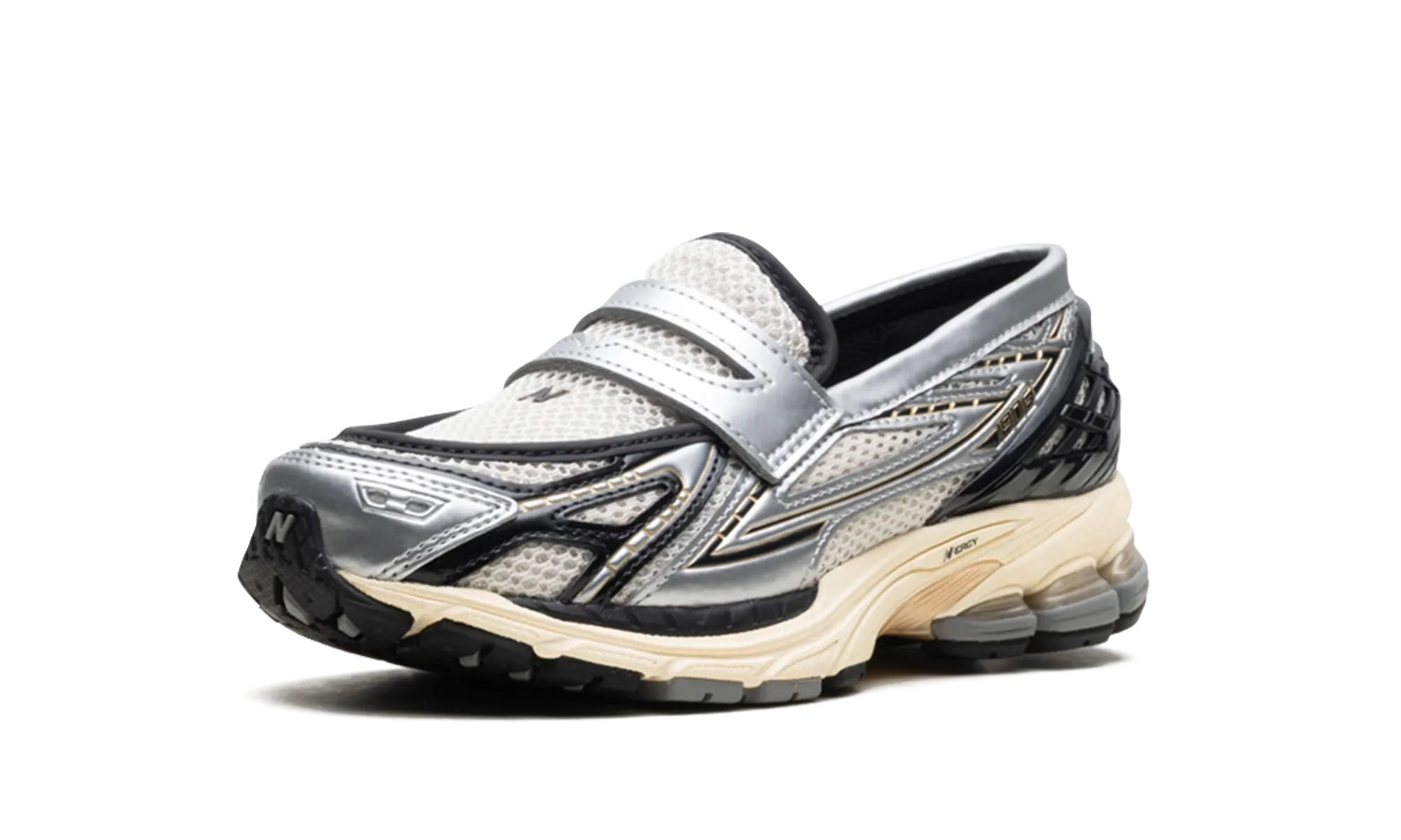 1906L "Silver Metallic Cream" advanced runners' shoes