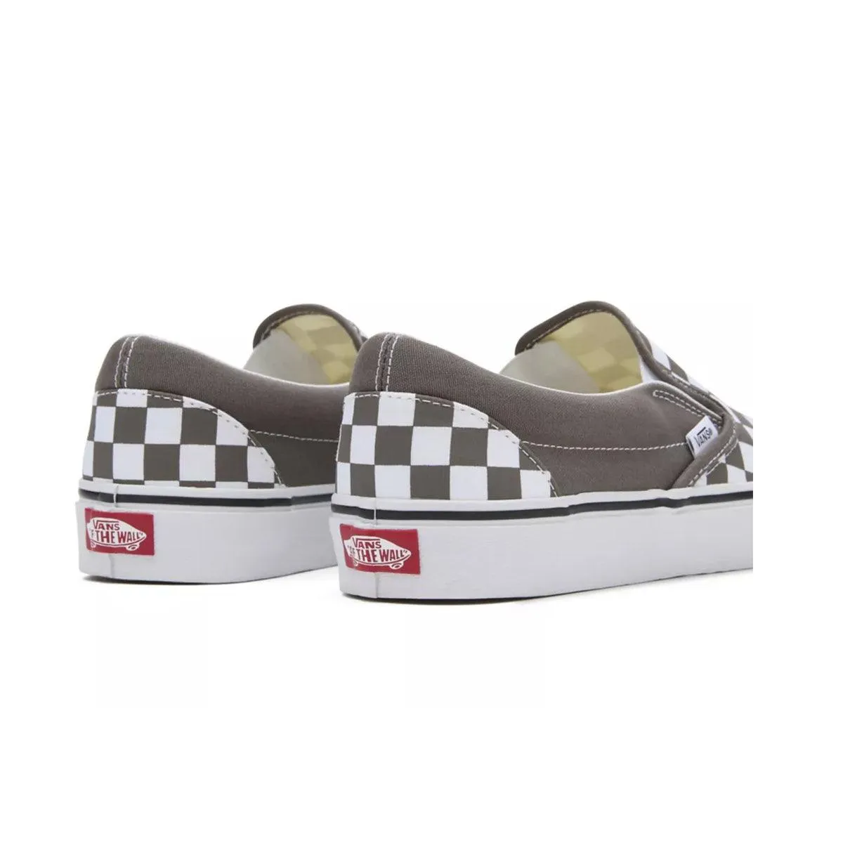 Classic Slip-On Colour Theory Checkerboard 'Bungee Cord' Clean Step