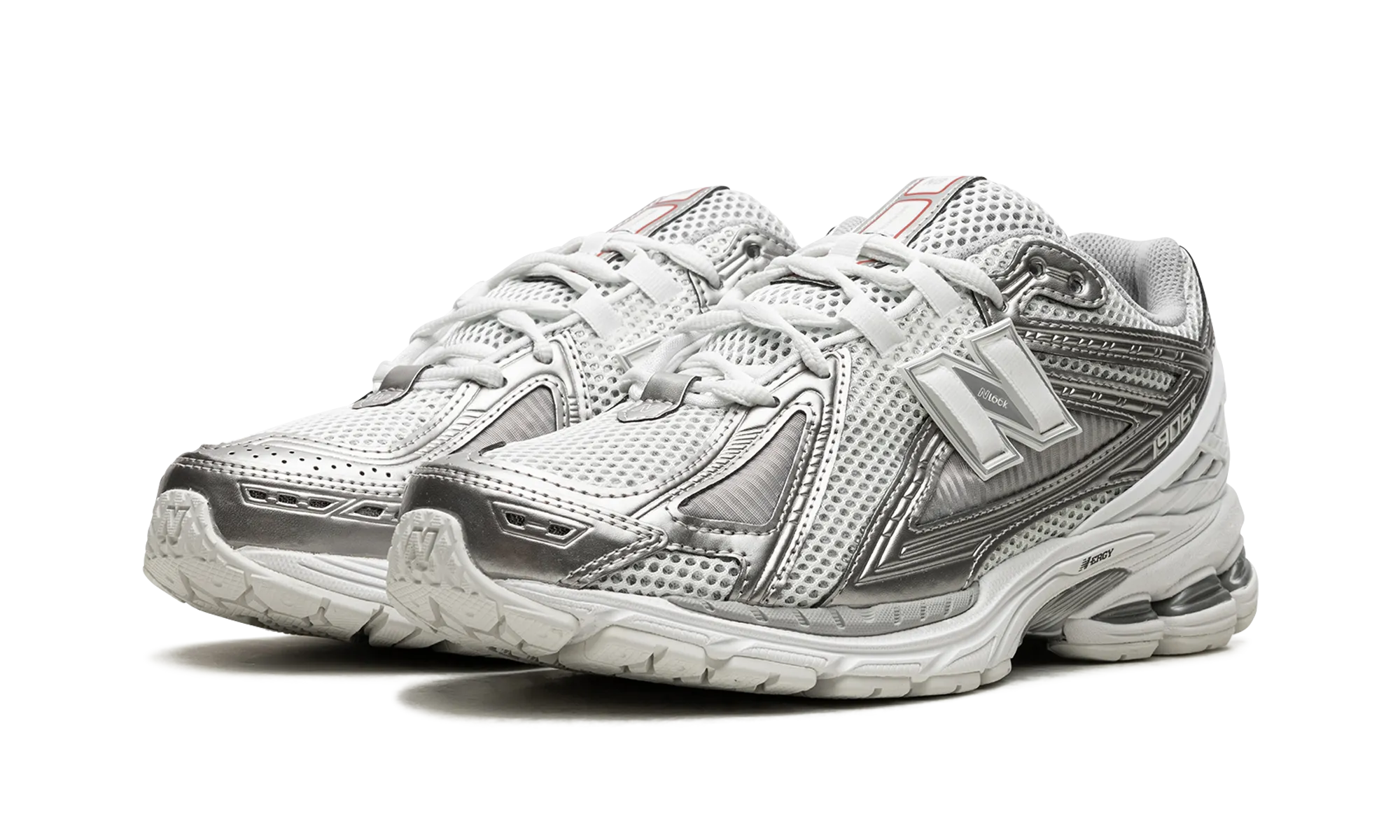 1906R "Silver Surfer" running in clean tracks shoes