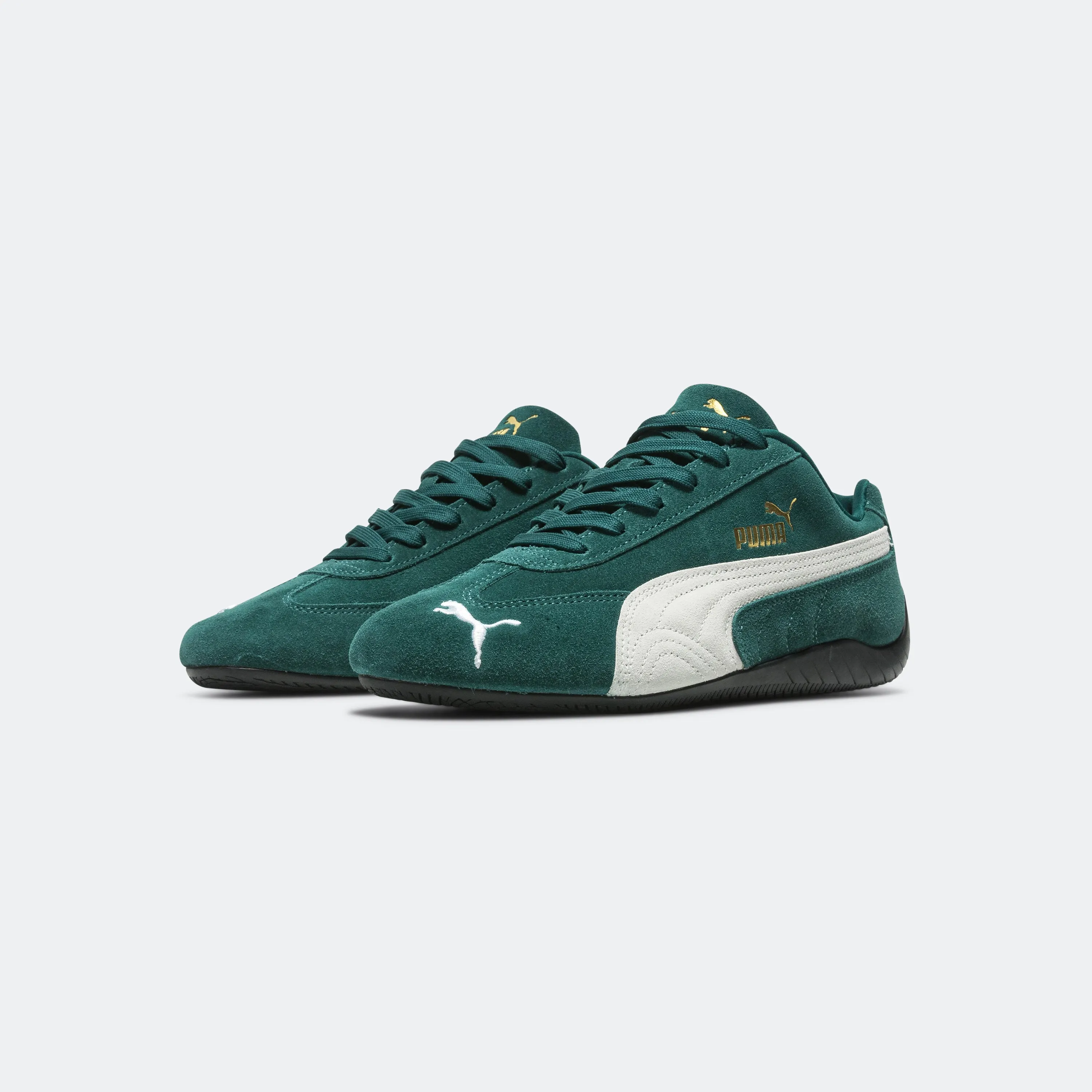 Speedcat OG - Dark Myrtle/Puma White Dynamic Arch Non Restrictive Toe Box