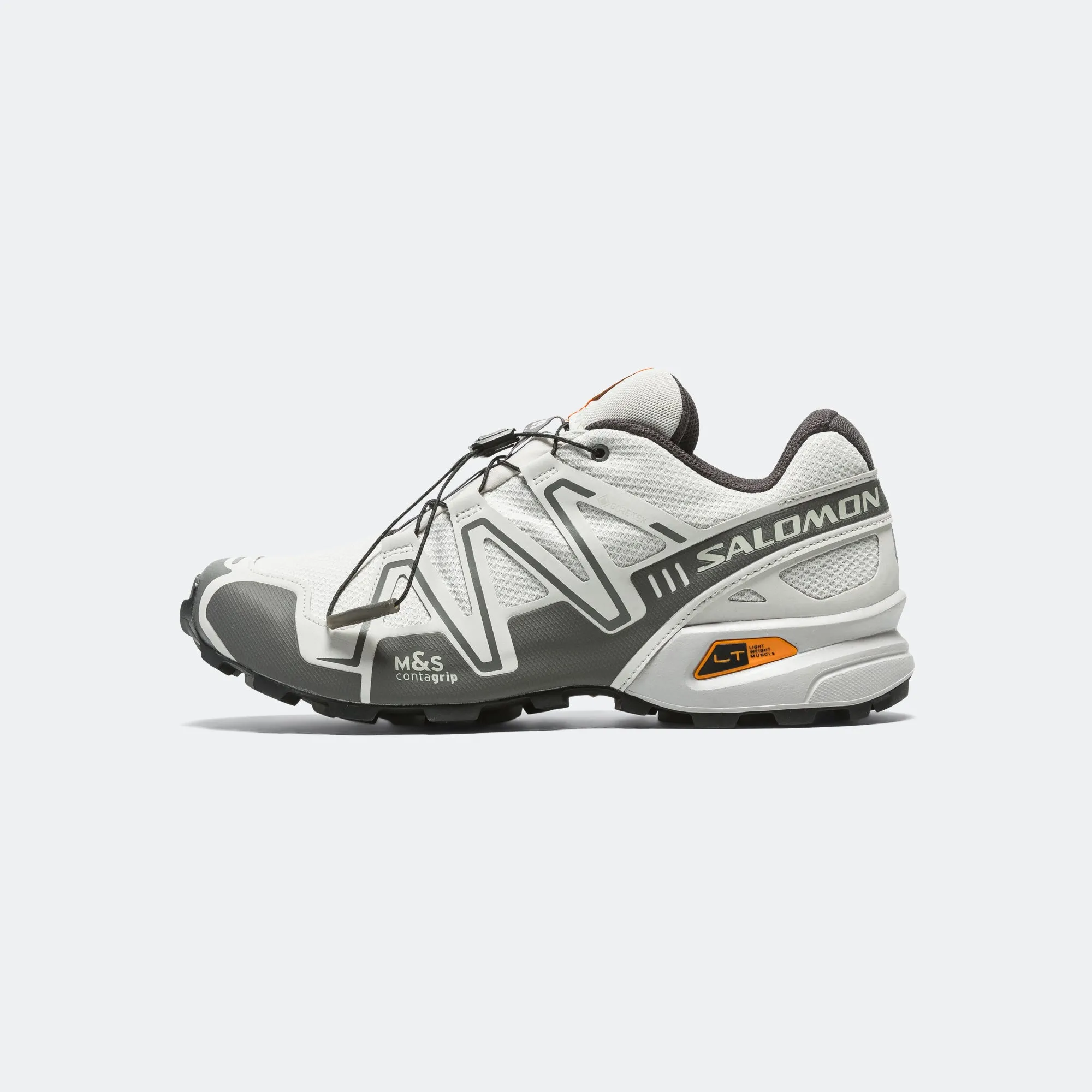Speedcross 3 GTX - Lunar Rock/Castlerock-Tumeric Moisture Wicking Interior Mid Top Style