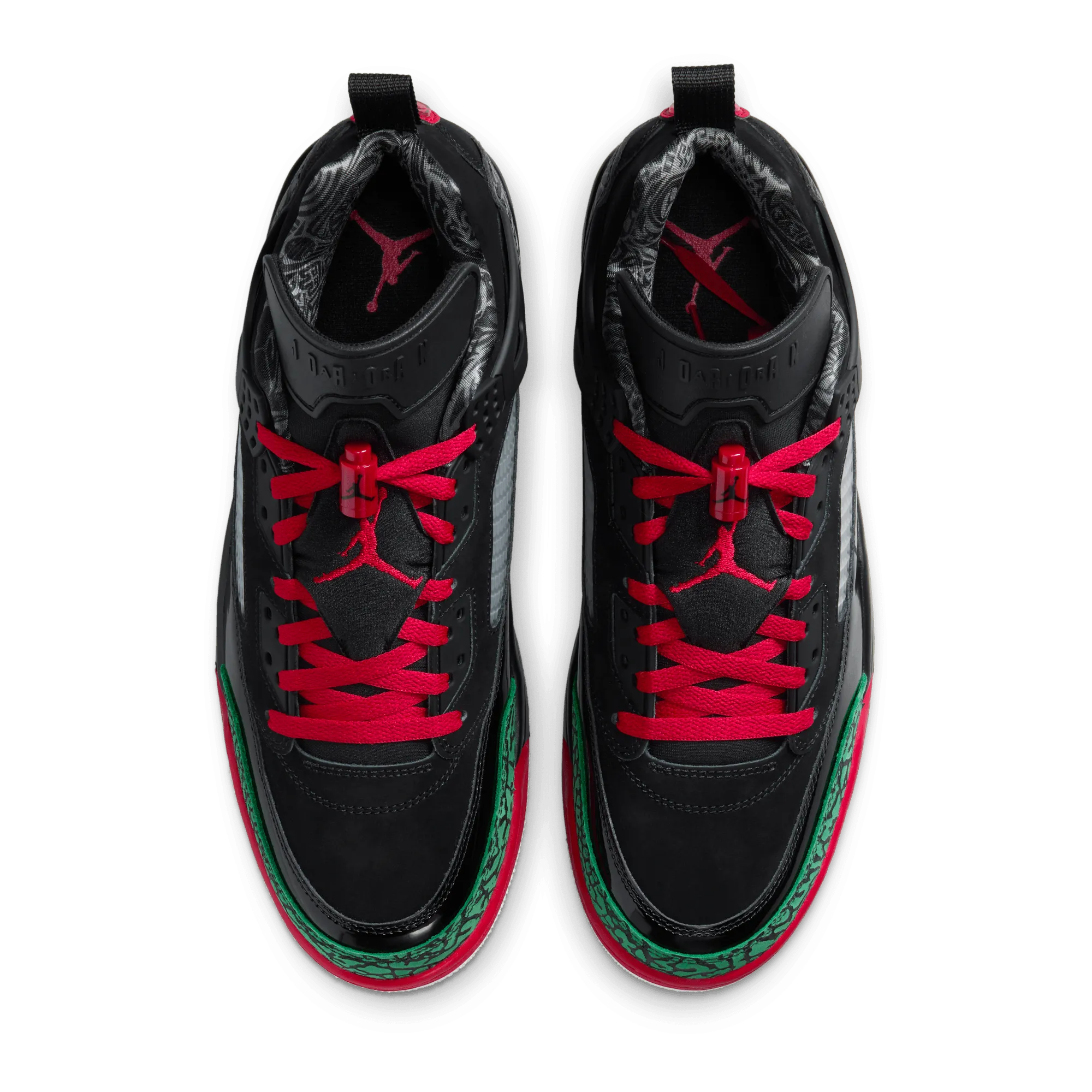 Spizike Low 'Black Red Green' Velvet Soft Easy Wear
