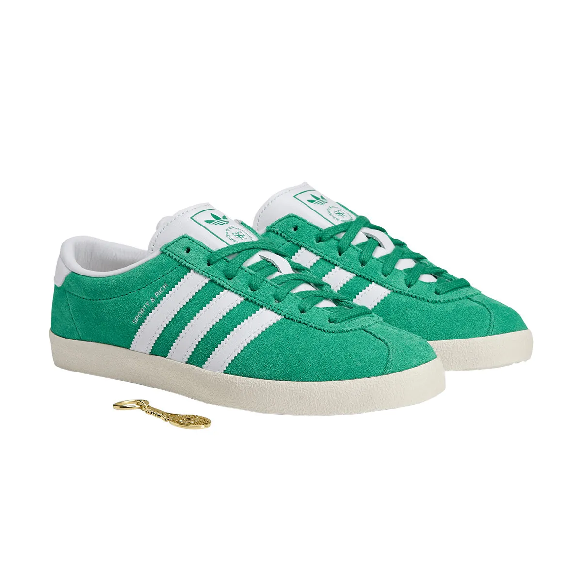 Durable Synthetic Synthetic   Sporty & Rich Wmns Blanc 'Court Green Cloud White'